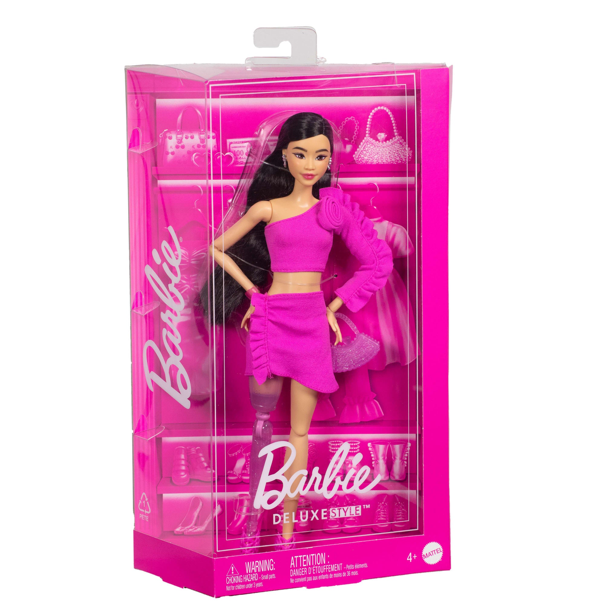 Barbie Style de Luxe Poupée 2. Barbiecore. Jambe Artificielle - Image 6