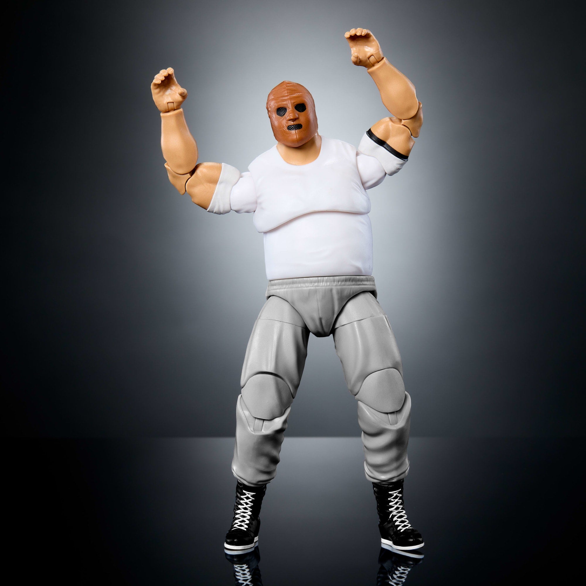 WWE Elite Collection Monday Night War Booker T Action Figure & Golga Build-A-Figure Parts - Image 8