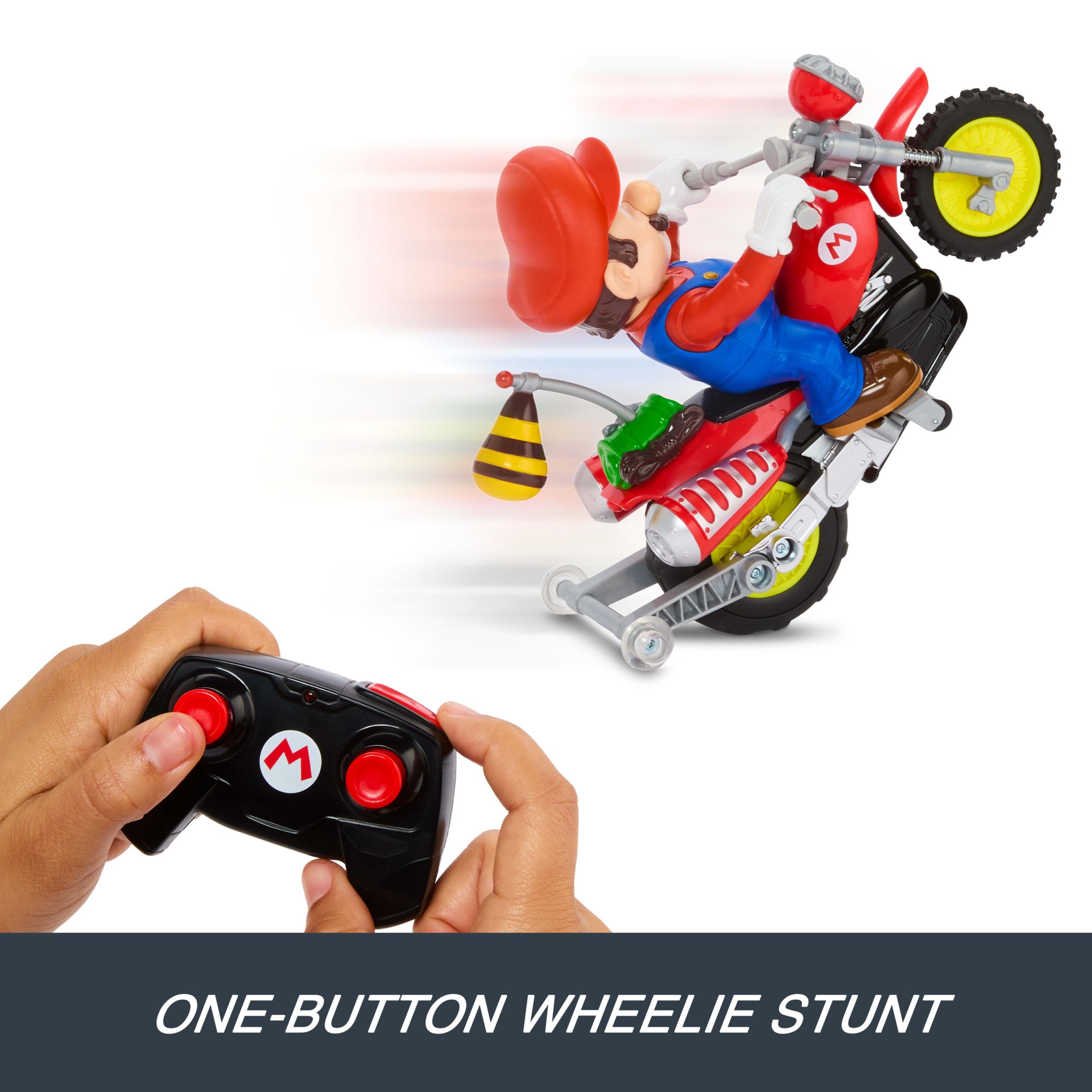 Hot Wheels Mario Wheelie Motocross RC Vehicle - Image 3