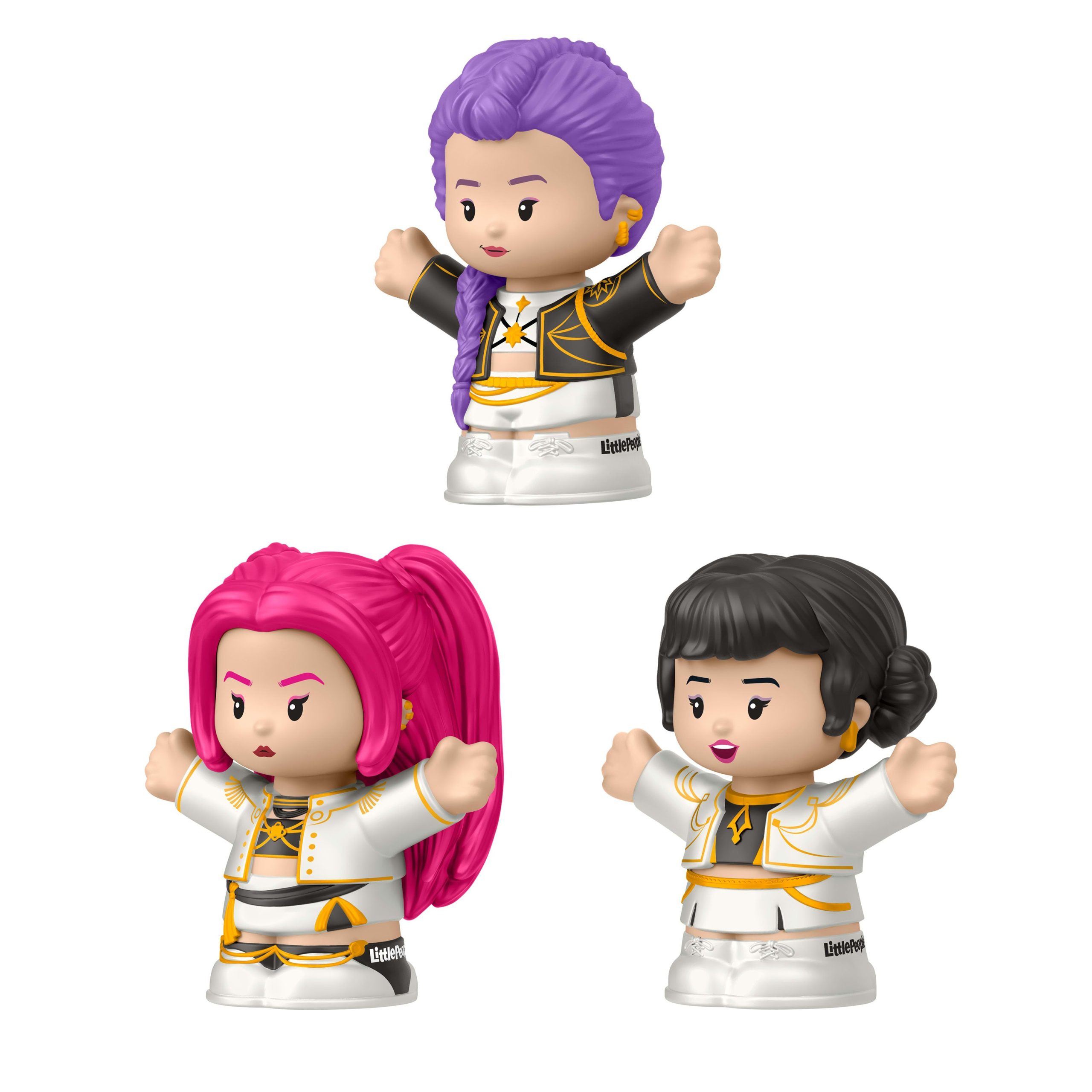 Coffret KPop demon Hunters: Huntr/X Little People Collector en Édition Spéciale. 3 Figurines - Image 3