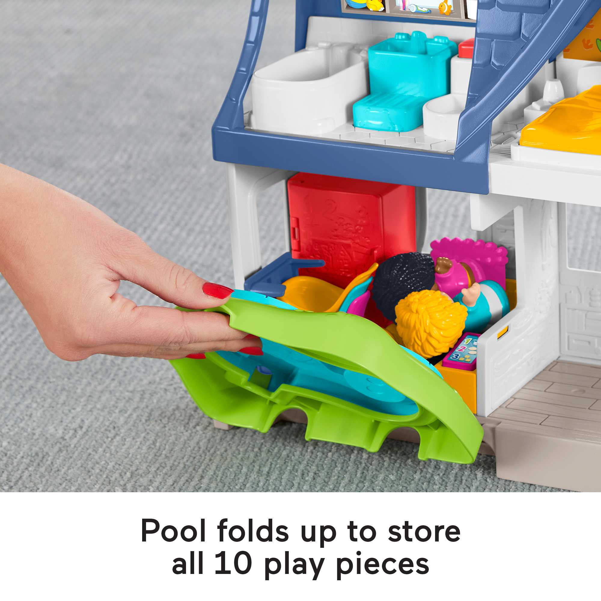 Little People Toddler Learning Toy. Playset With Figures And Music. Friends Together Play House - Image 6