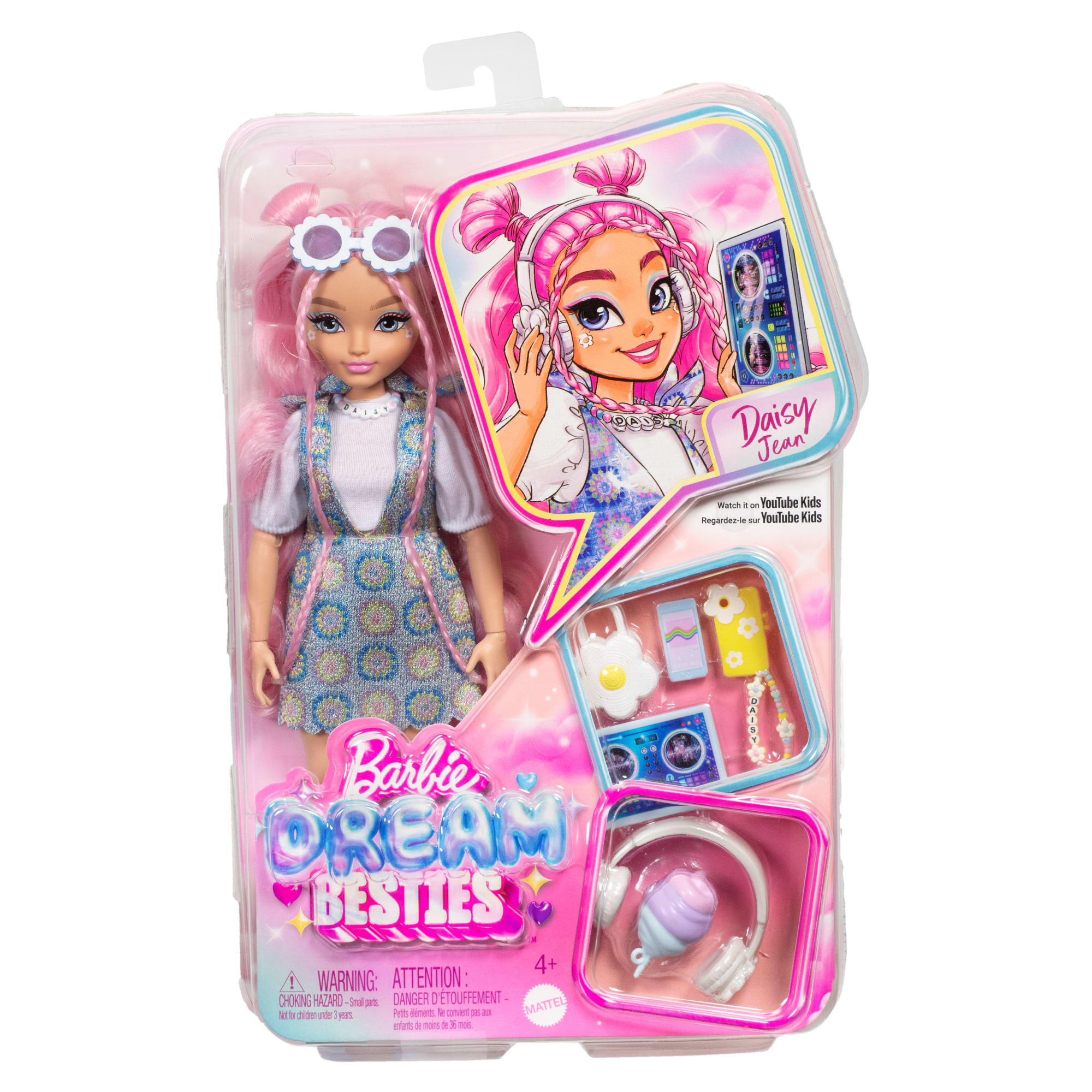 Barbie Équipe de Rêve Poupée Mode Daisy Jean. 9 Accessoires - Image 6