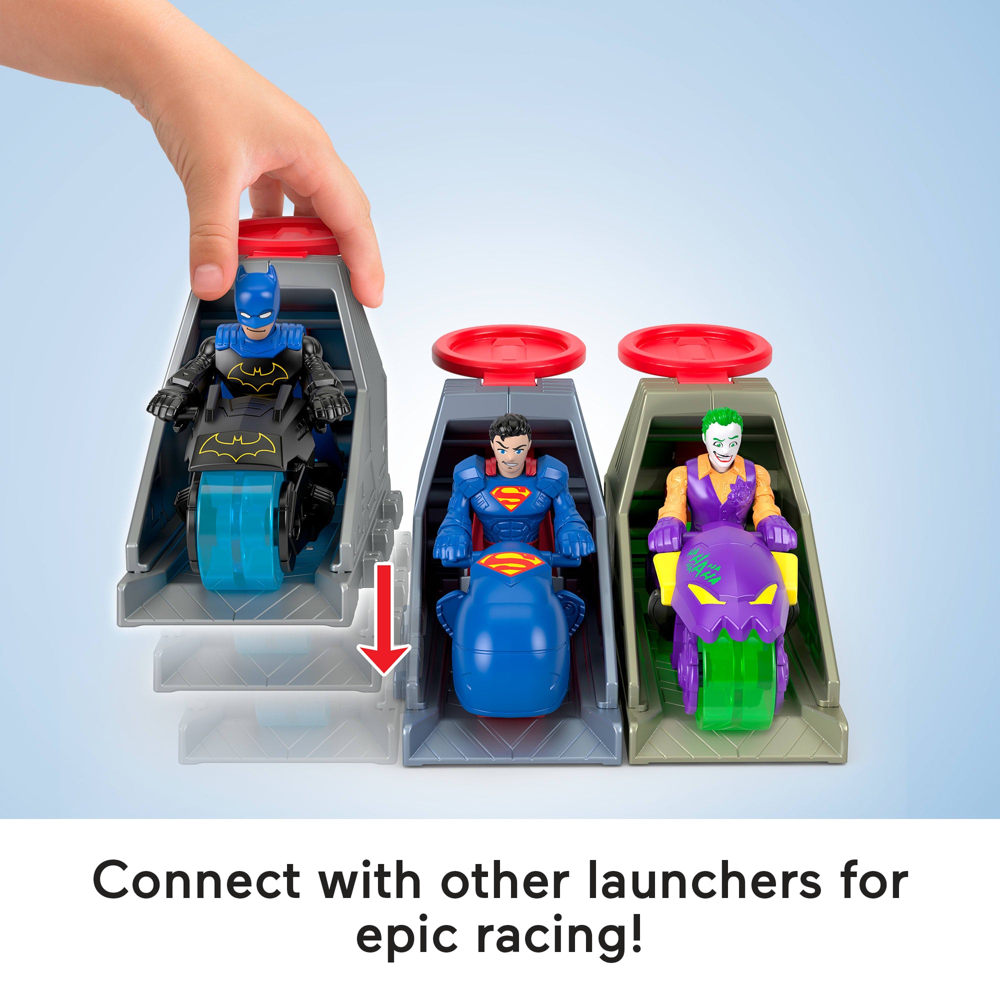 Imaginext DC Super Friends Launcher Set With 3-Inch Batman Action Figure. Toy Vehicle & Housing Unit - Image 4