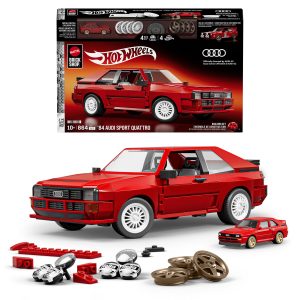 Mattel Brick Shop Hot Wheels '84 Audi Sport quattro Building Set