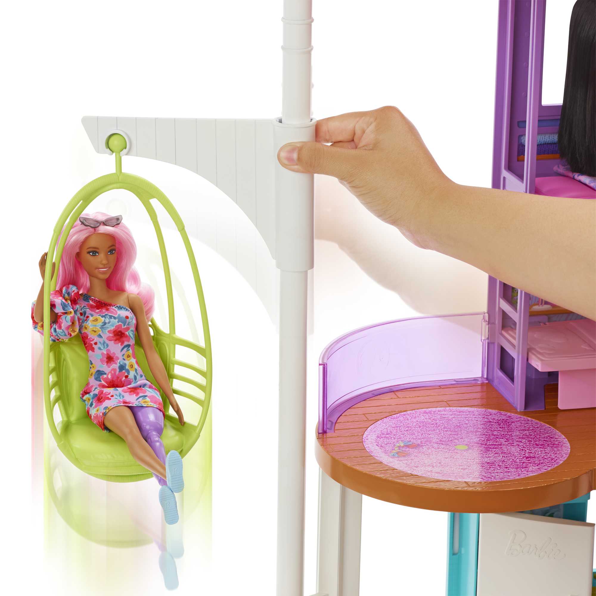 Barbie® Coffret de Jeu Maison de Vacances 30+ Éléments. 3+ Ans - Image 5