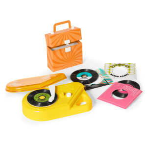 Julie's™ Record Player & Accessories for 18-inch Dolls (Historical Characters)