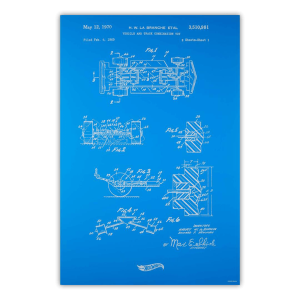 Art of Engineering Hot Wheels Print