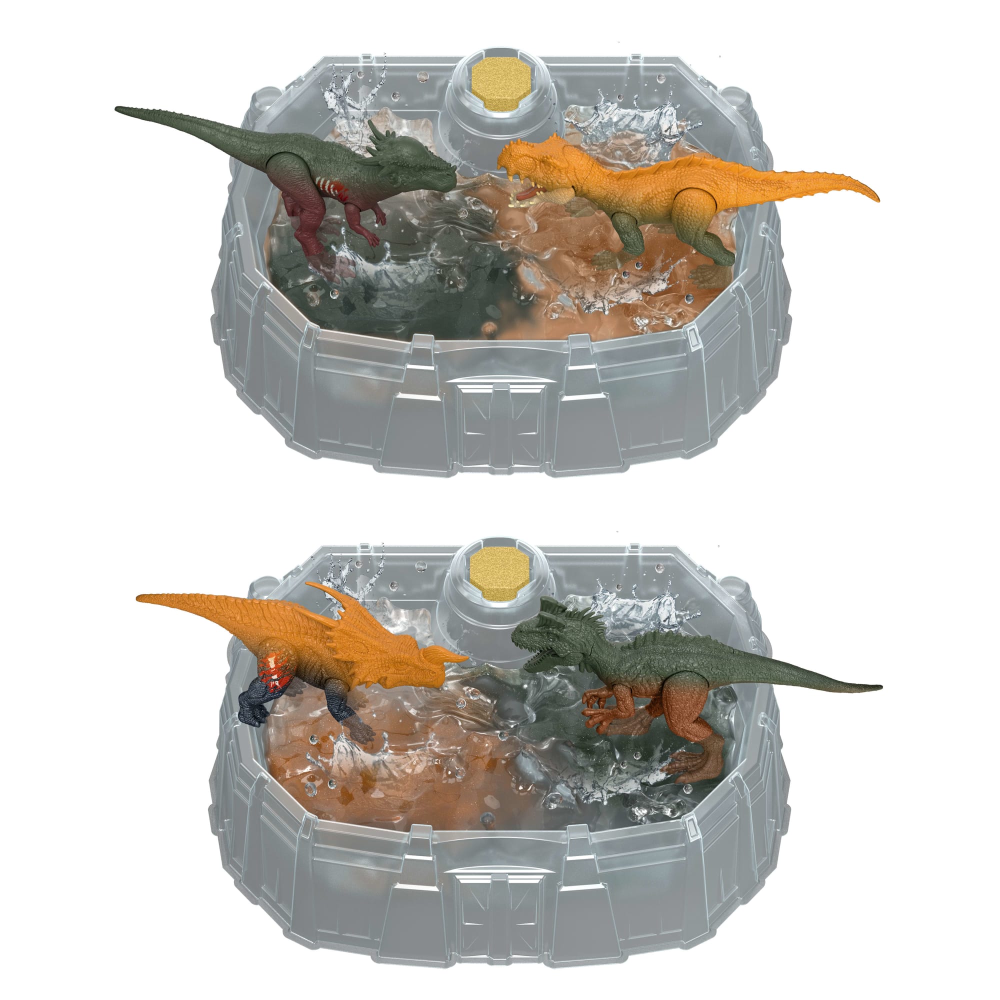 Jurassic World Dinossauro de Brinquedo Pacote de Batalha Dino Reveal