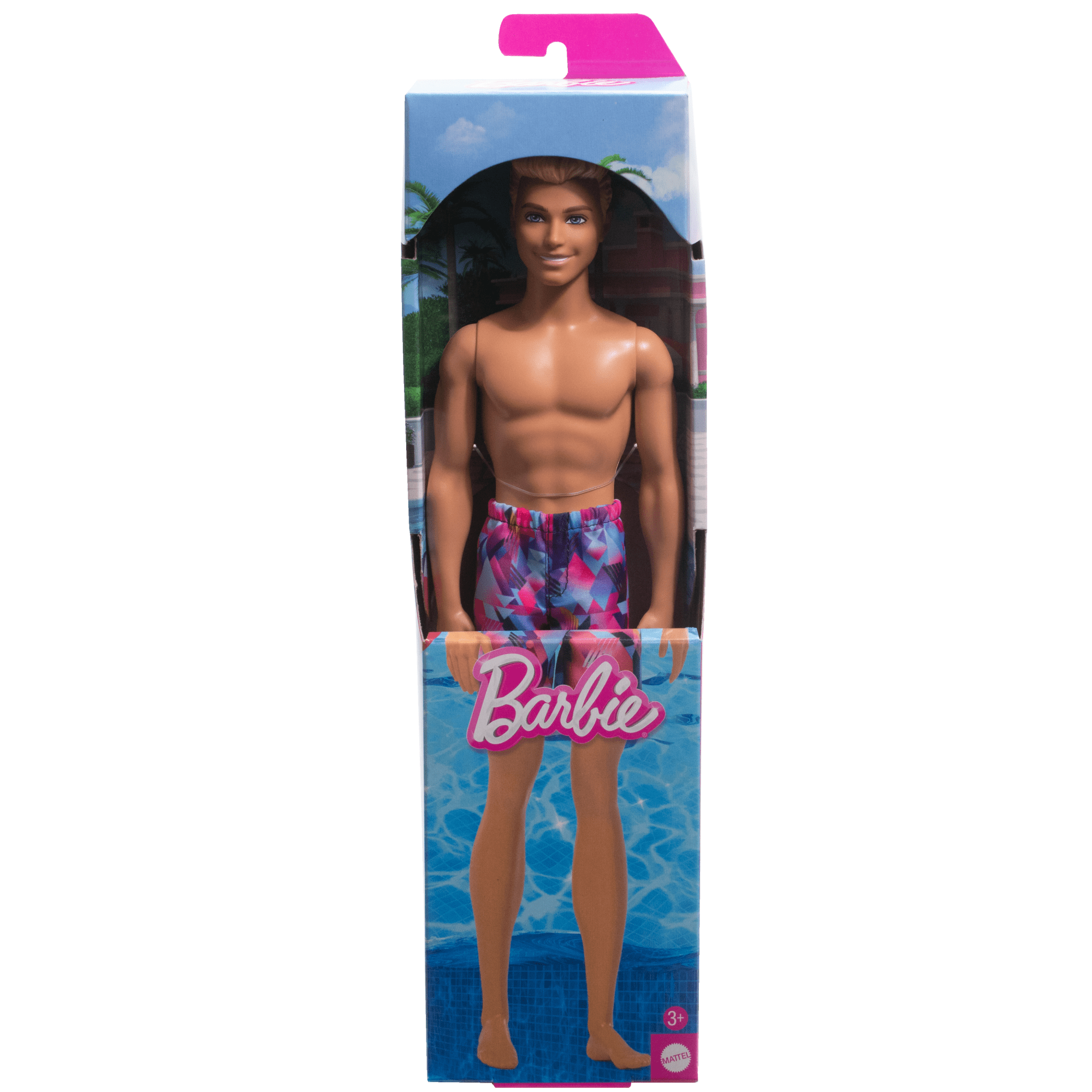Barbie Ken Poupée. Cheveux Blonds. Maillot de Bain Violet - Image 5