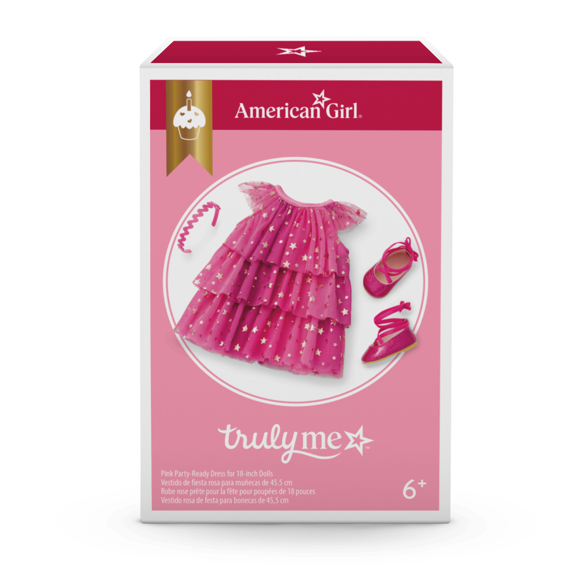 Pink Party-Ready Dresses & Accessories for Girls & 18-inch Dolls - Image 6