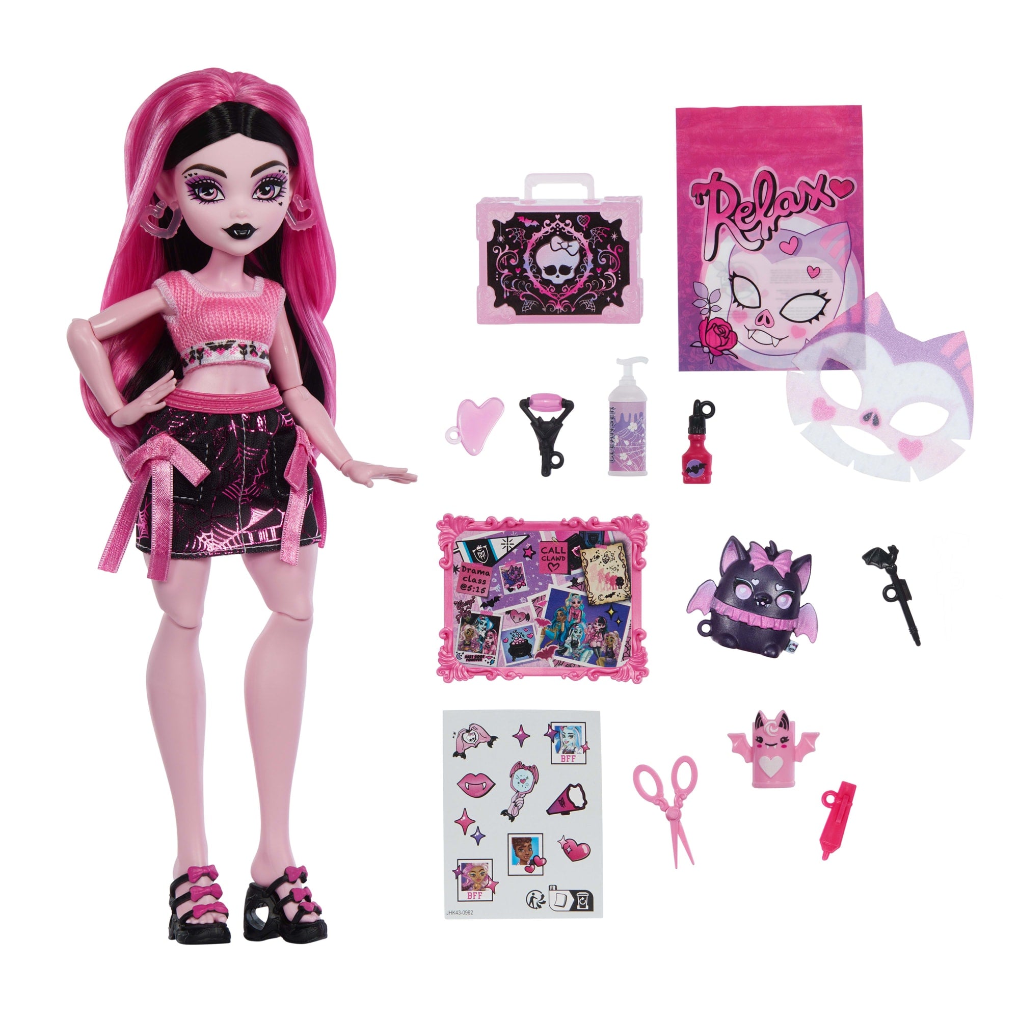Monster High Muñeca Self-Scare Secrets Draculaura - Image 2
