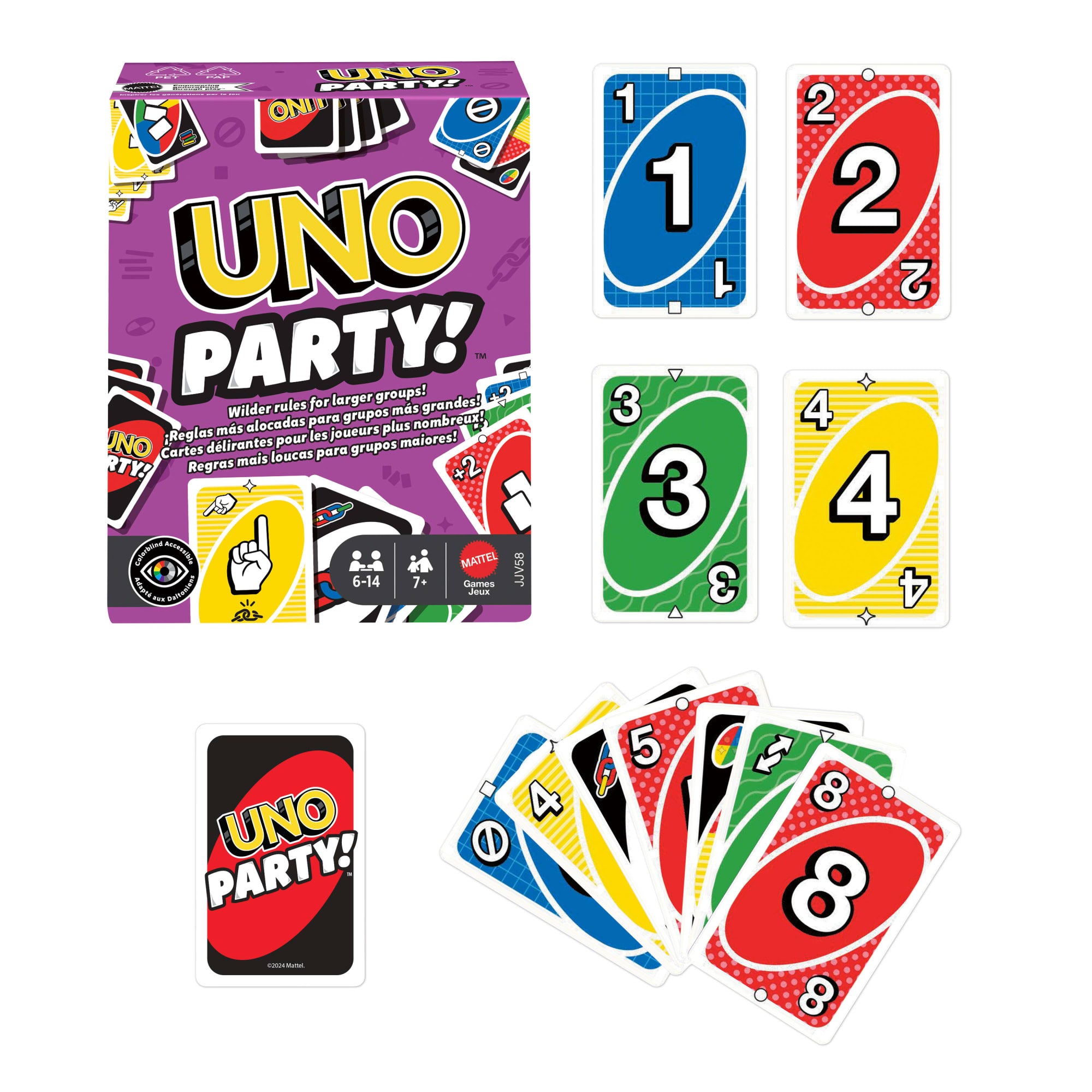 UNO Juego de Cartas Party Renovado - Image 6