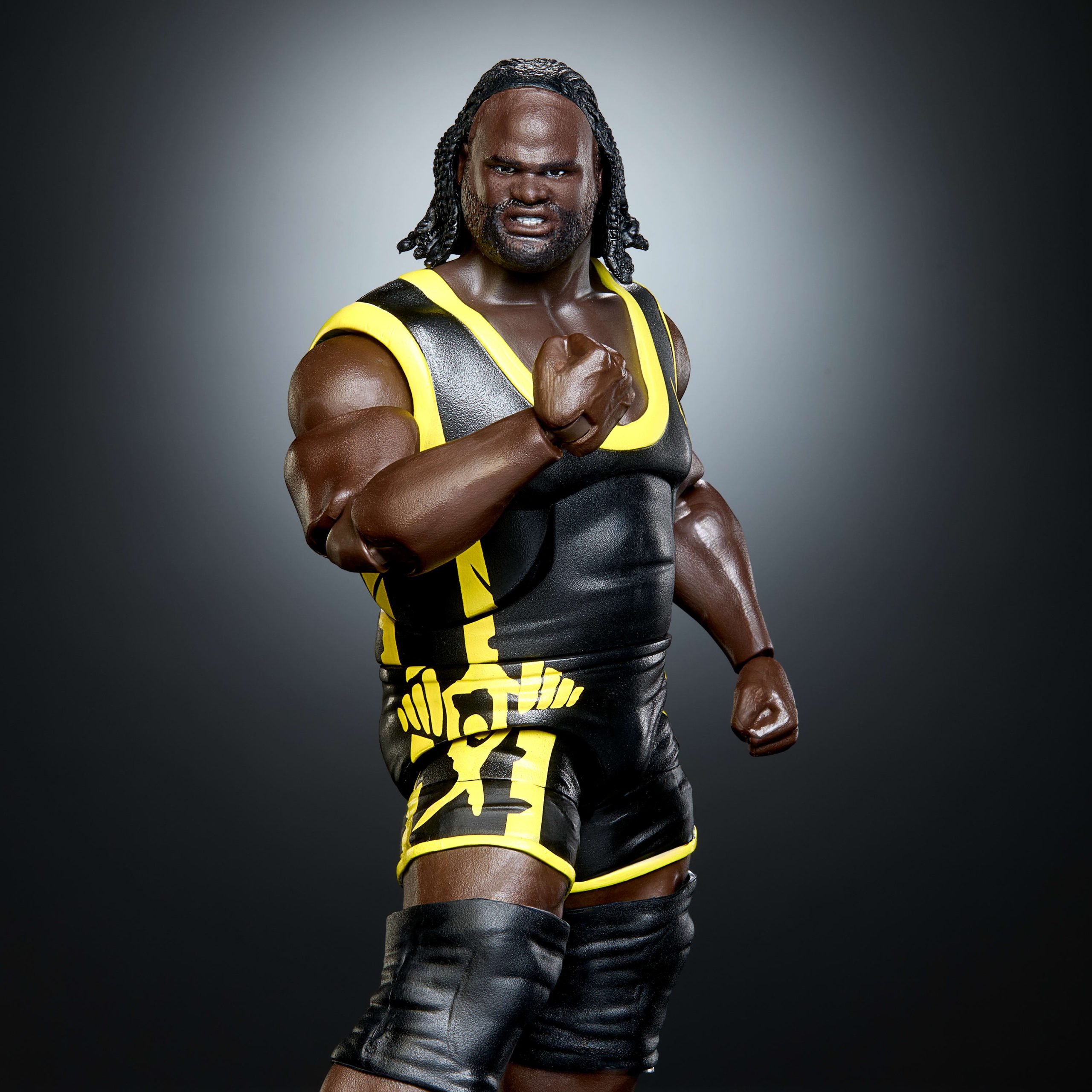 WWE Elite Legends Mark Henry Action Figure & Accessories. Series 32 6-inch Set - Image 3