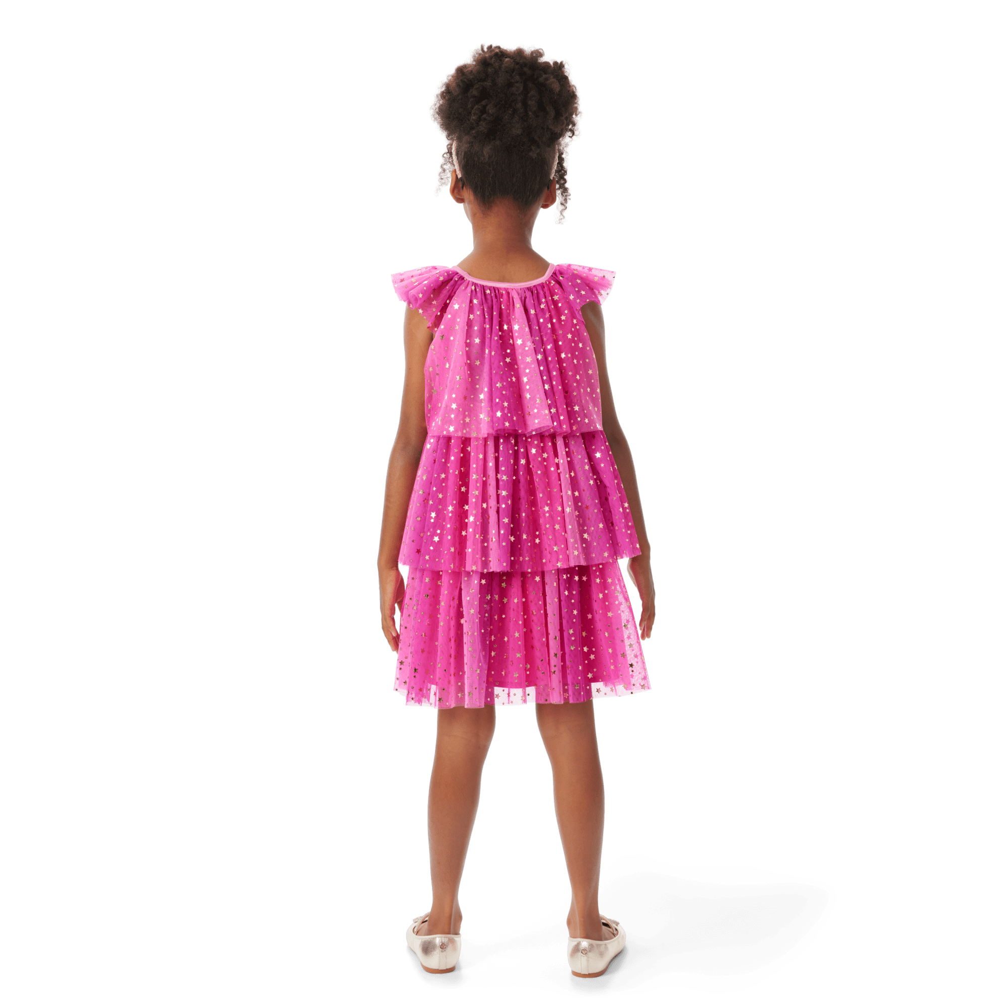 Pink Party-Ready Dress for Girls - Image 8