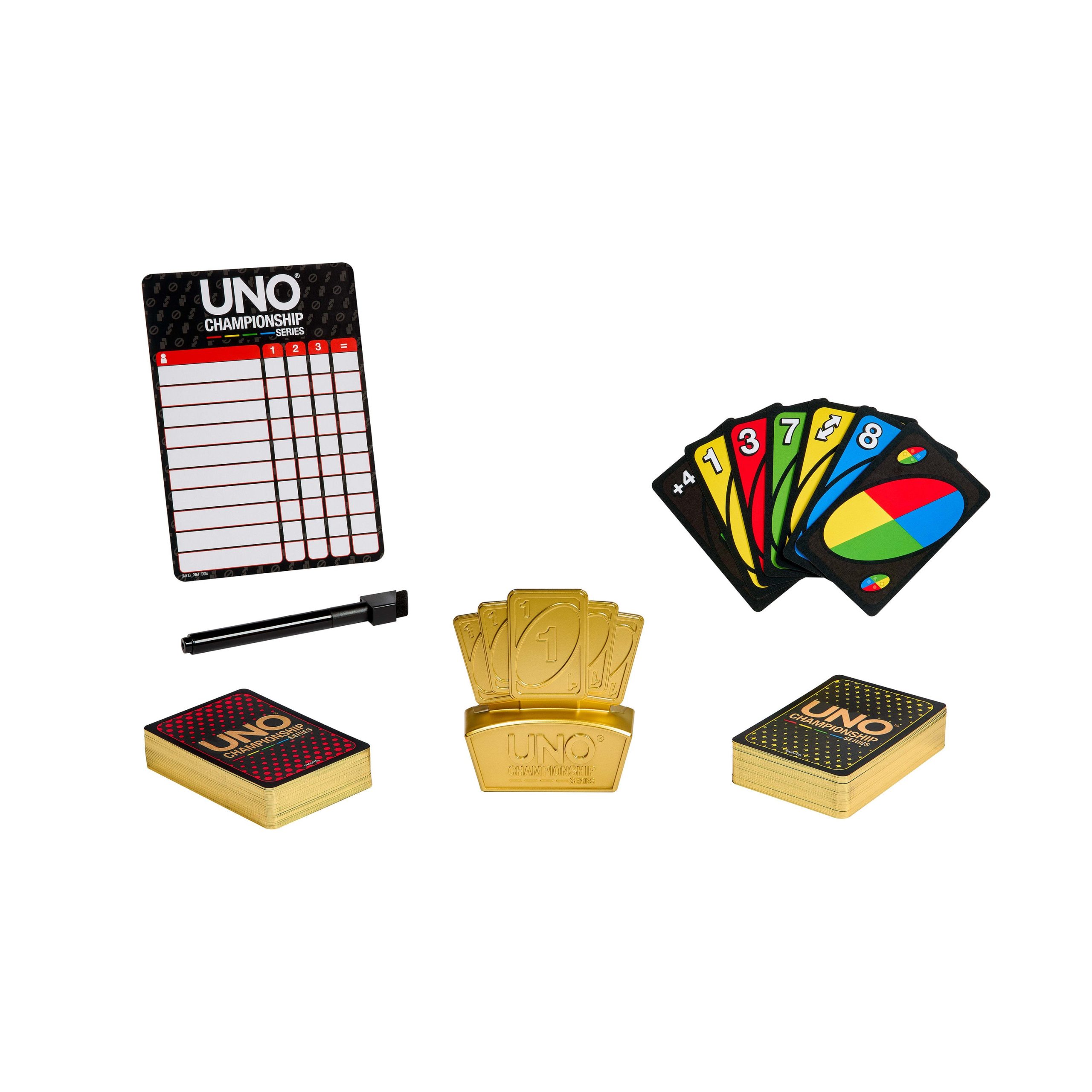 UNO Jogo de Cartas Kit de Torneio Championship Series