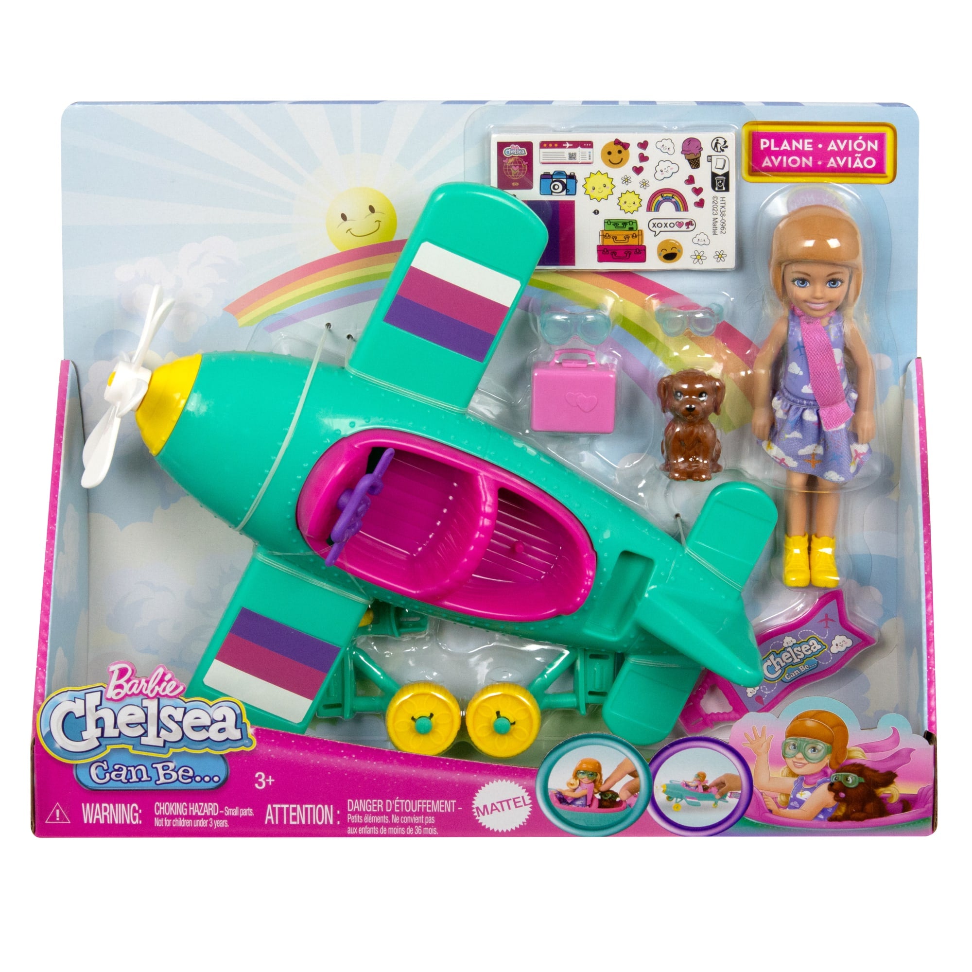 Barbie-Chelsea Can Be…-Avion et Poupée-Coffret Avec Accessoires - Image 6
