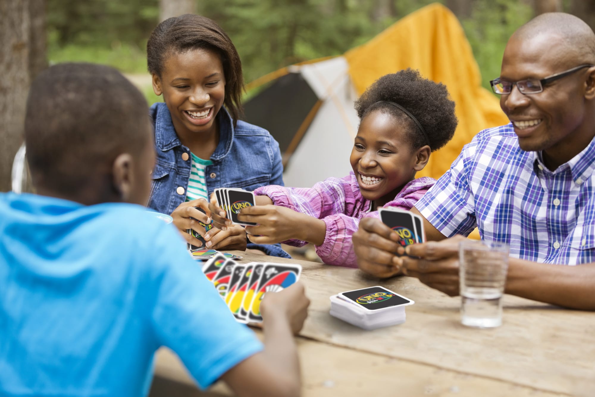 UNO All Wild Card Game For Family Night. No Matching Colors Or Numbers Because All Cards Are Wild - Image 2