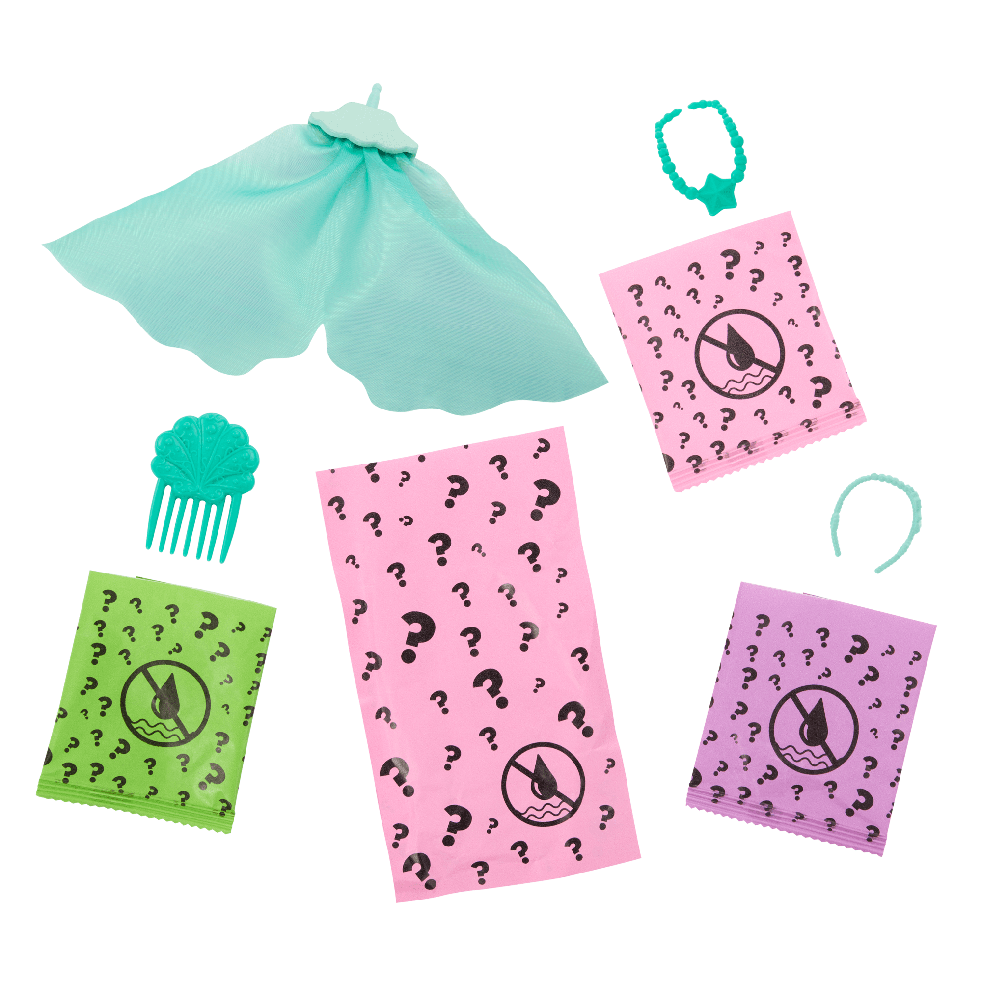 Barbie Color Reveal Mermaid Series Doll & Accessories With 6 Surprises. Color-Change Hair - Image 4