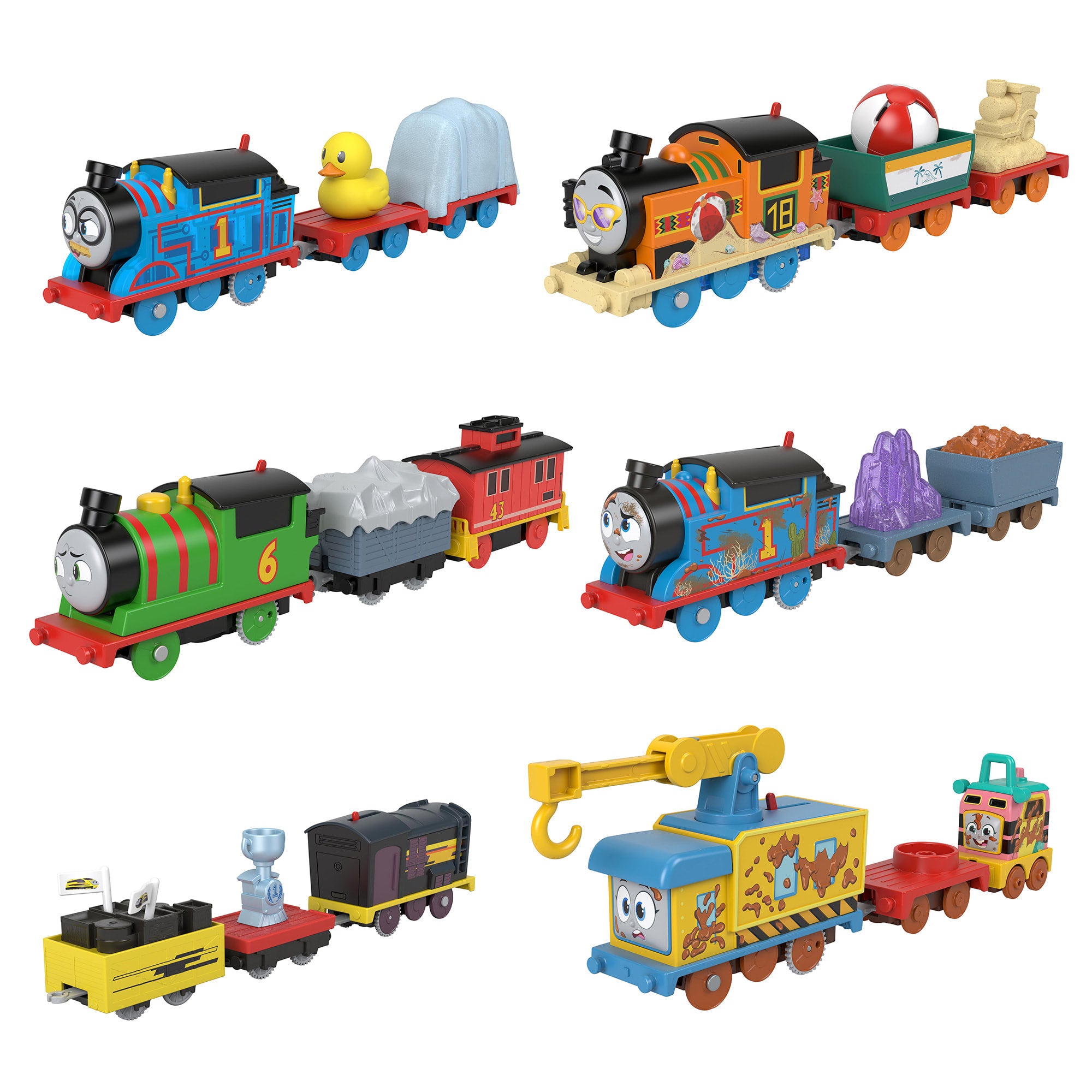 Thomas e Seus Amigos Trem de Brinquedo Surpresa Motorizado Grandes Momentos