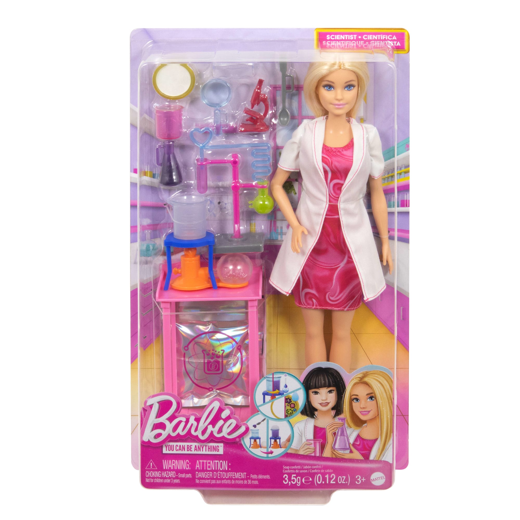 Barbie Poupée Mode et Accessoires Scientifique. Blonde. Table - Image 6