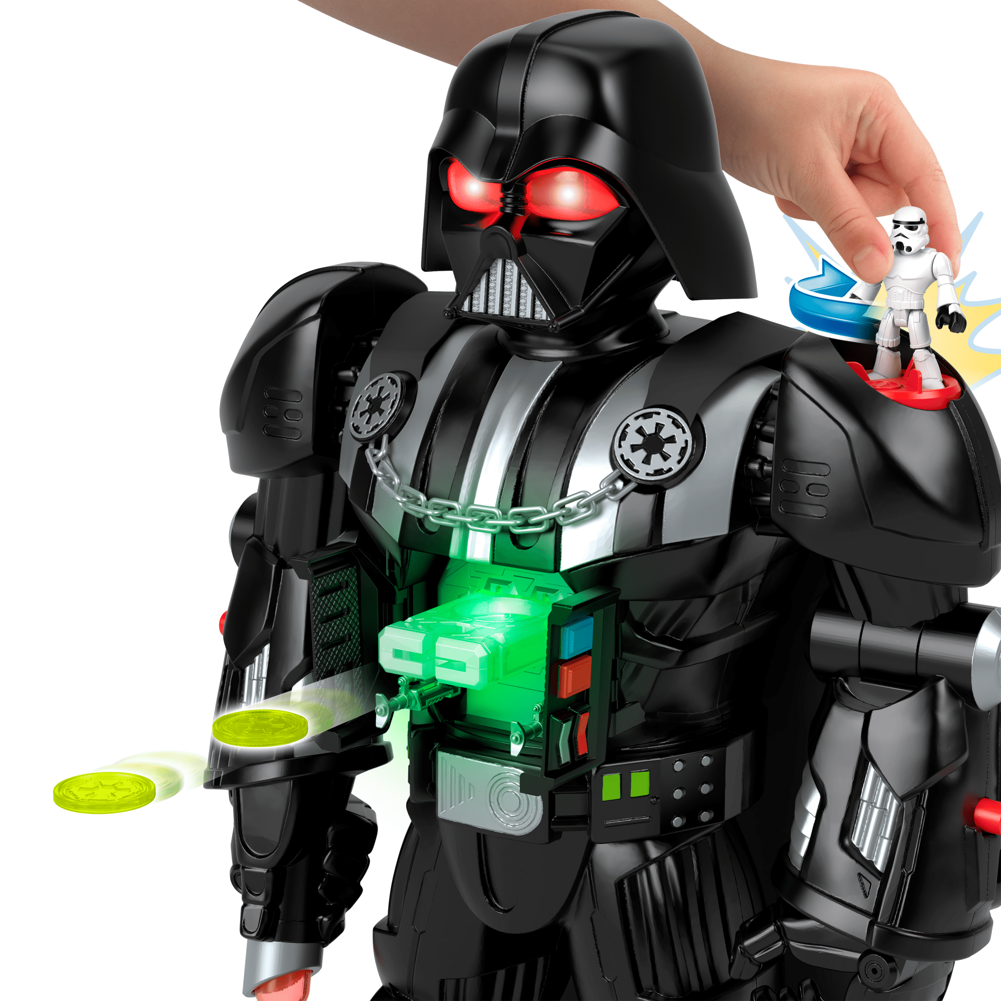 Imaginext Star Wars Robot Dark Vador. 60+ Cm. Clé Stormtrooper - Image 3