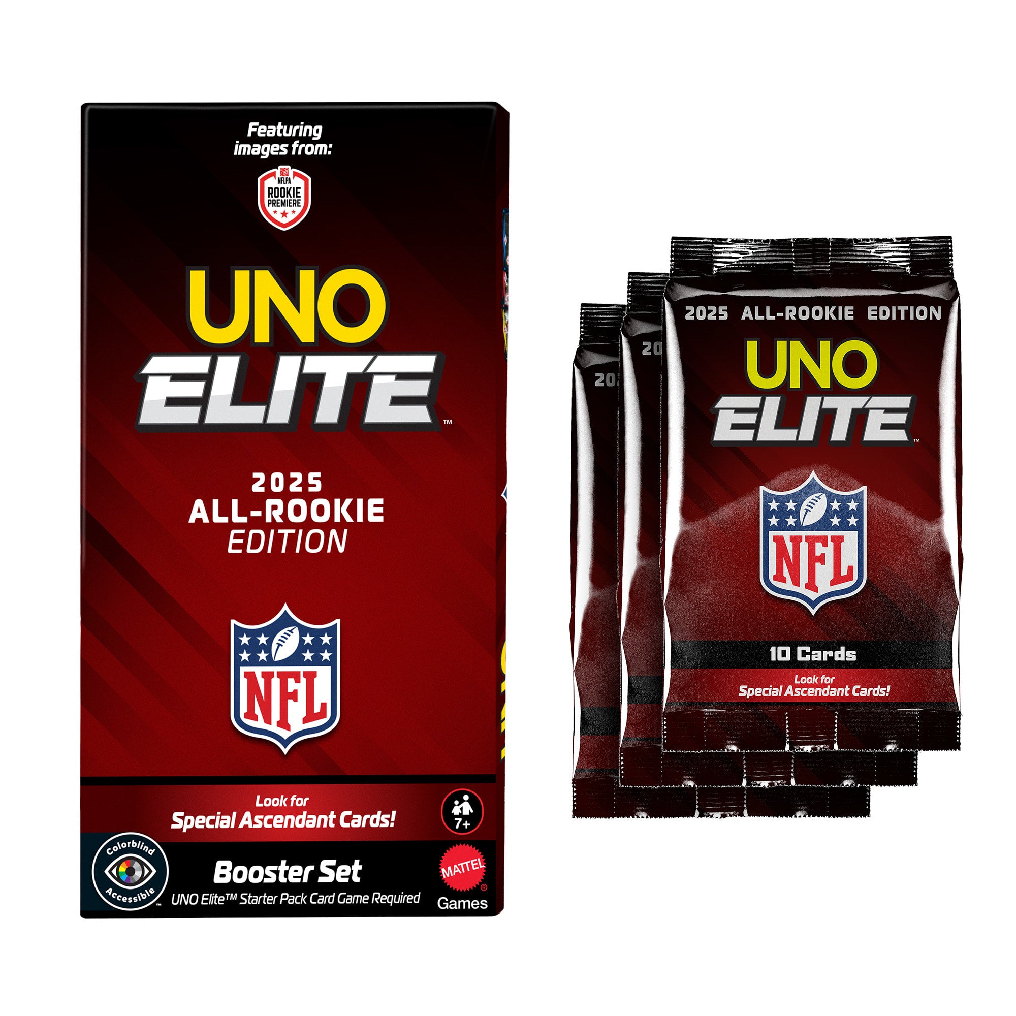UNO Elite NFL 2025 All-Rookie Booster Set