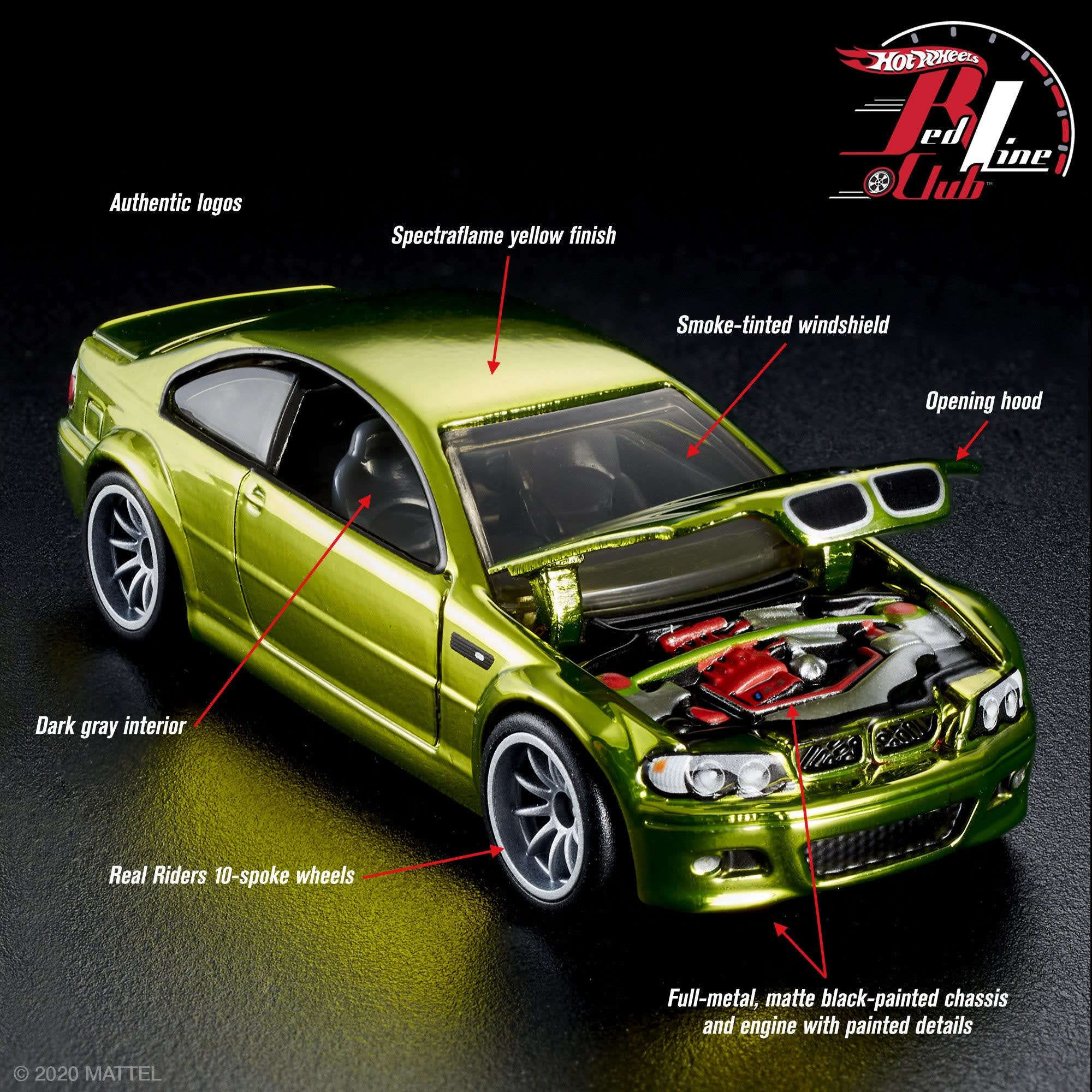 Hot Wheels RLC Exclusive 2006 BMW M3 - Yellow - Image 13