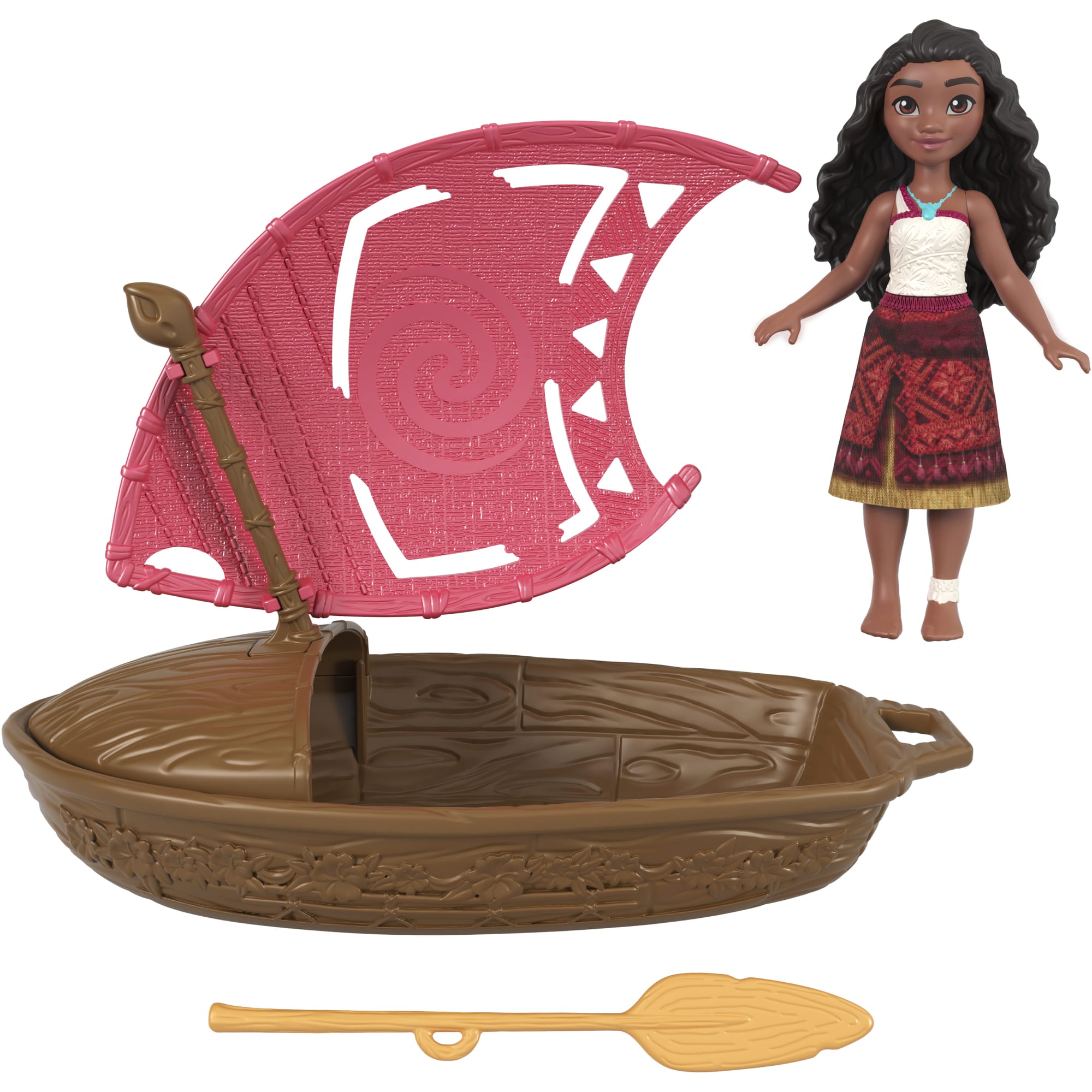 Disney Moana 2 Wayfinder Wonders With Surprise Small Doll. Canoe & Accessory - Image 3