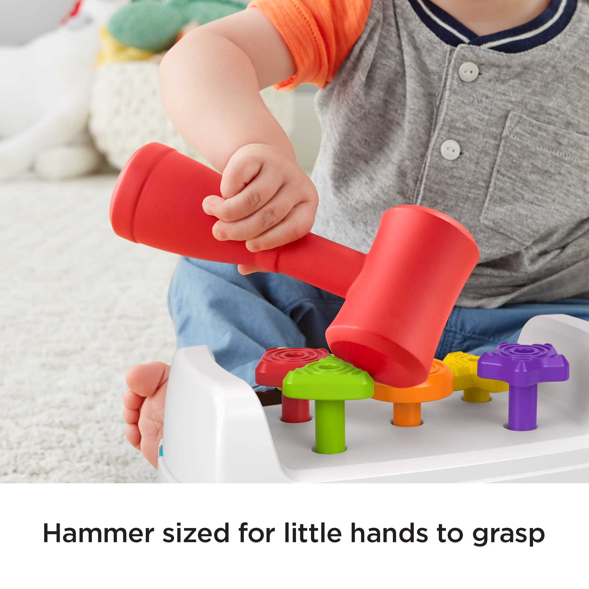 Fisher-Price Tap & Turn Bench. Double-Sided infant & Toddler Toy - Image 4