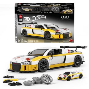 Mattel Brick Shop Hot Wheels '15 Audi R8 LMS Building Set