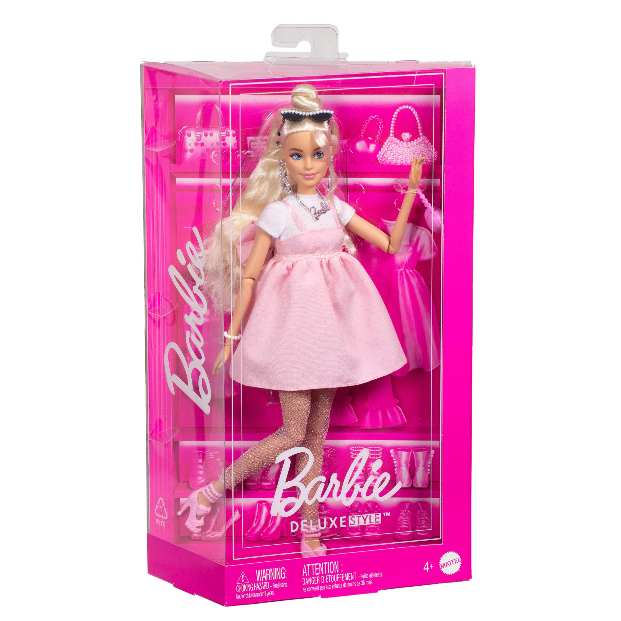 Barbie Style de Luxe Poupée3. Robe Barbiecore. Cheveux Blonds - Image 6