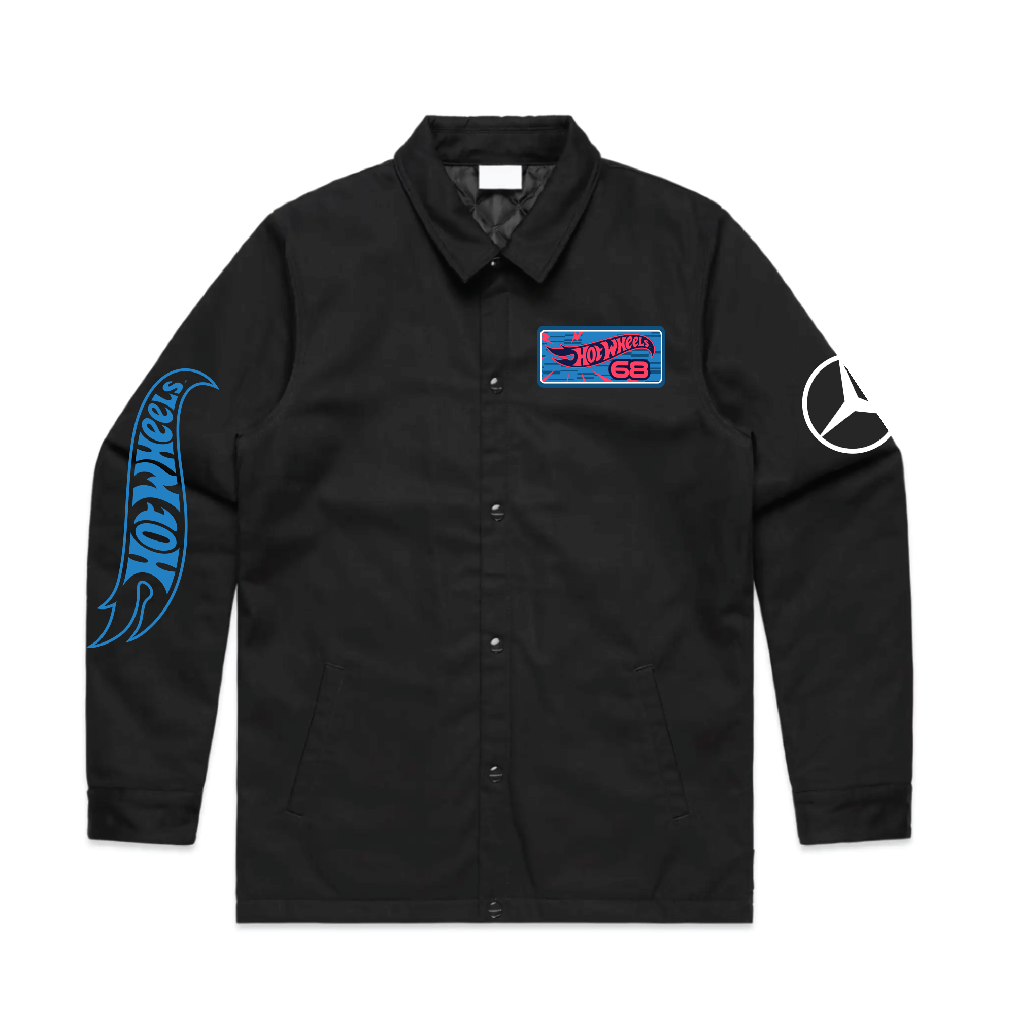 Hot Wheels x Mercedes Benz Black Work Jacket