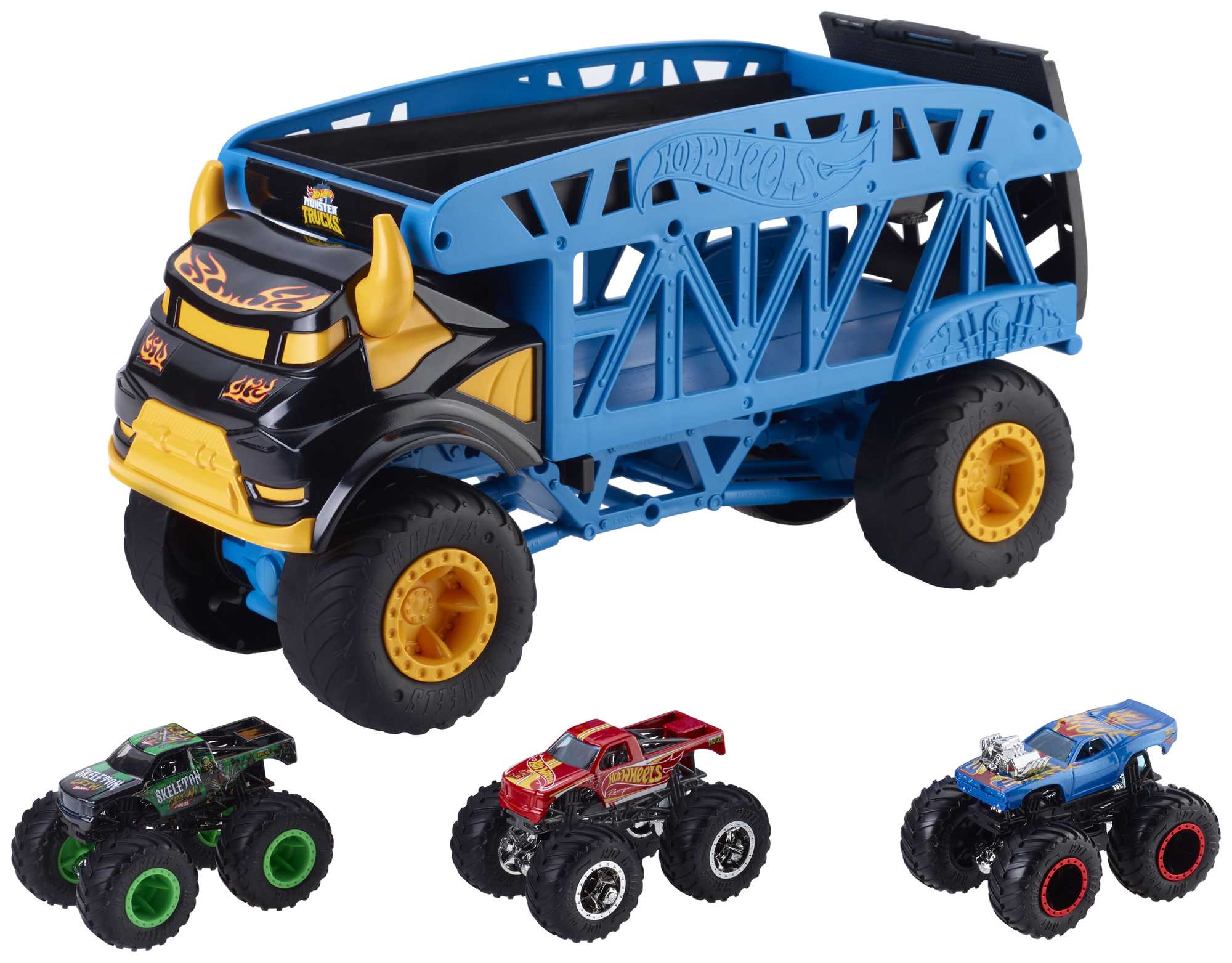 Hot Wheels Monster Trucks Monster Mover+3 Trucks Vehicle