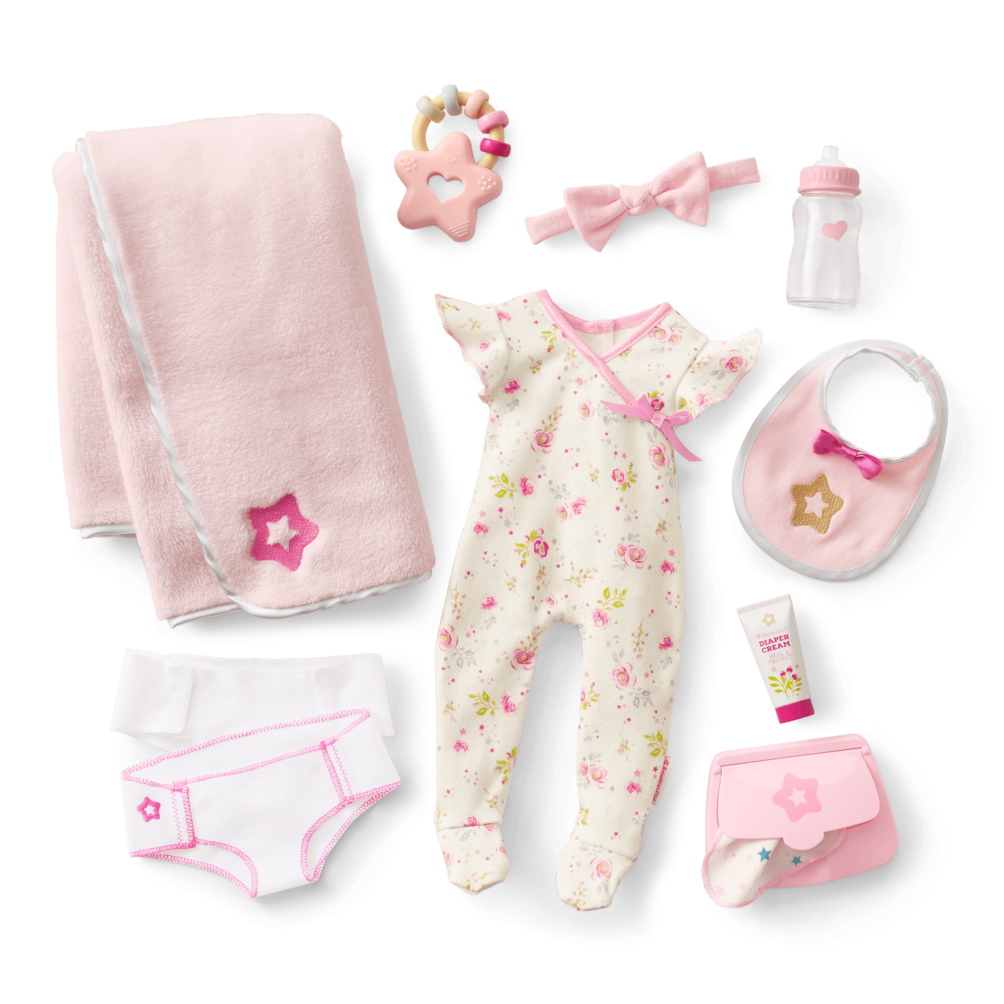 Bitty Baby® Doll #3 with blonde hair Care & Play Set - Image 2