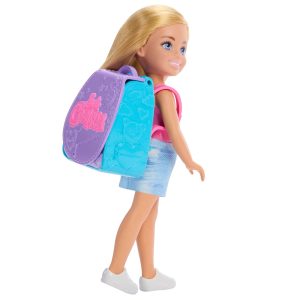Barbie Set de Juego Chelsea Mochila para Hornear Cupcakes