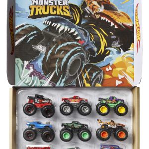 Hot Wheels Monster Trucks. Set Of 12 1:64 Die-Cast Toy Trucks For Kids