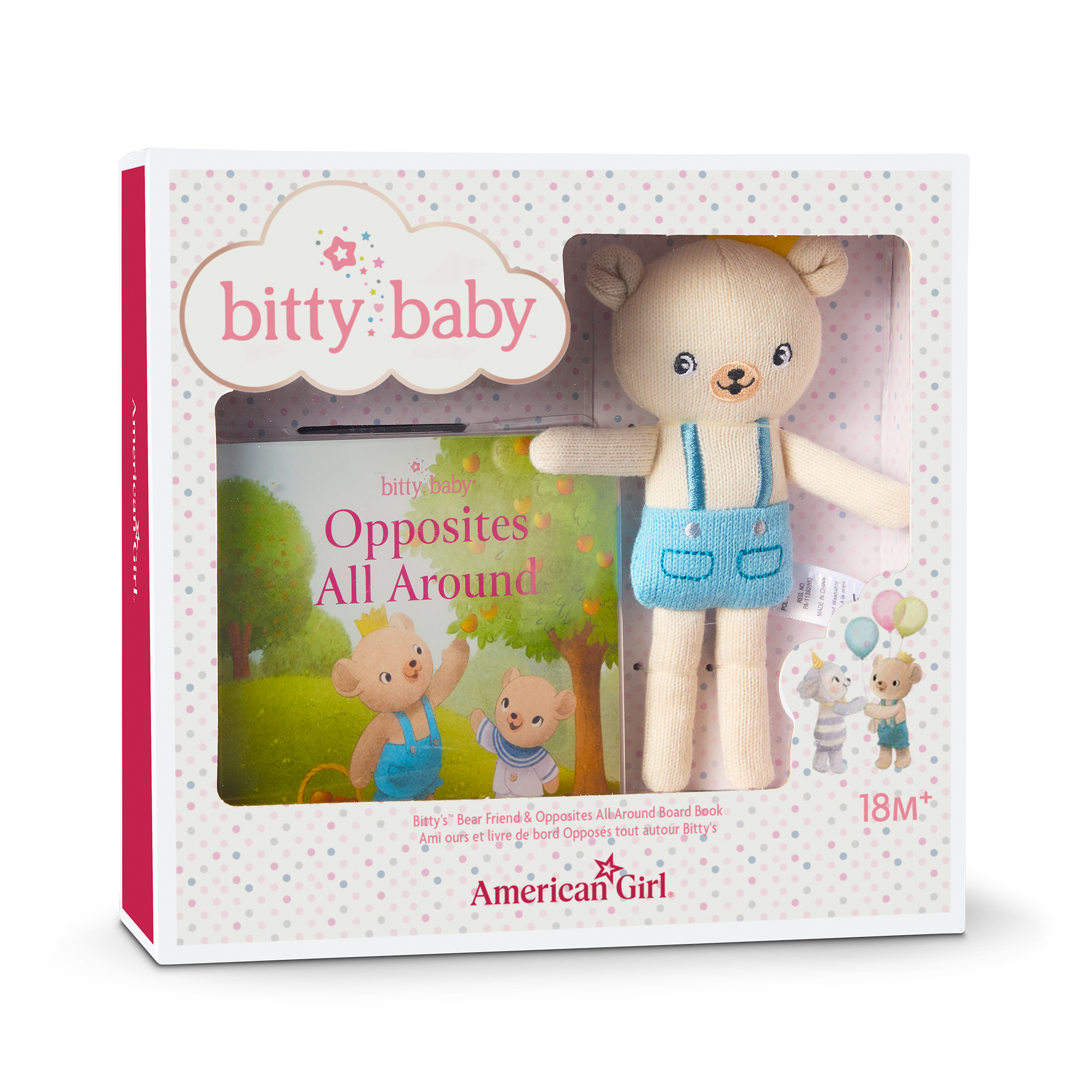 Bitty Baby® Doll #1 in Pastel Blue + Bear Friend & Board Book - Image 6