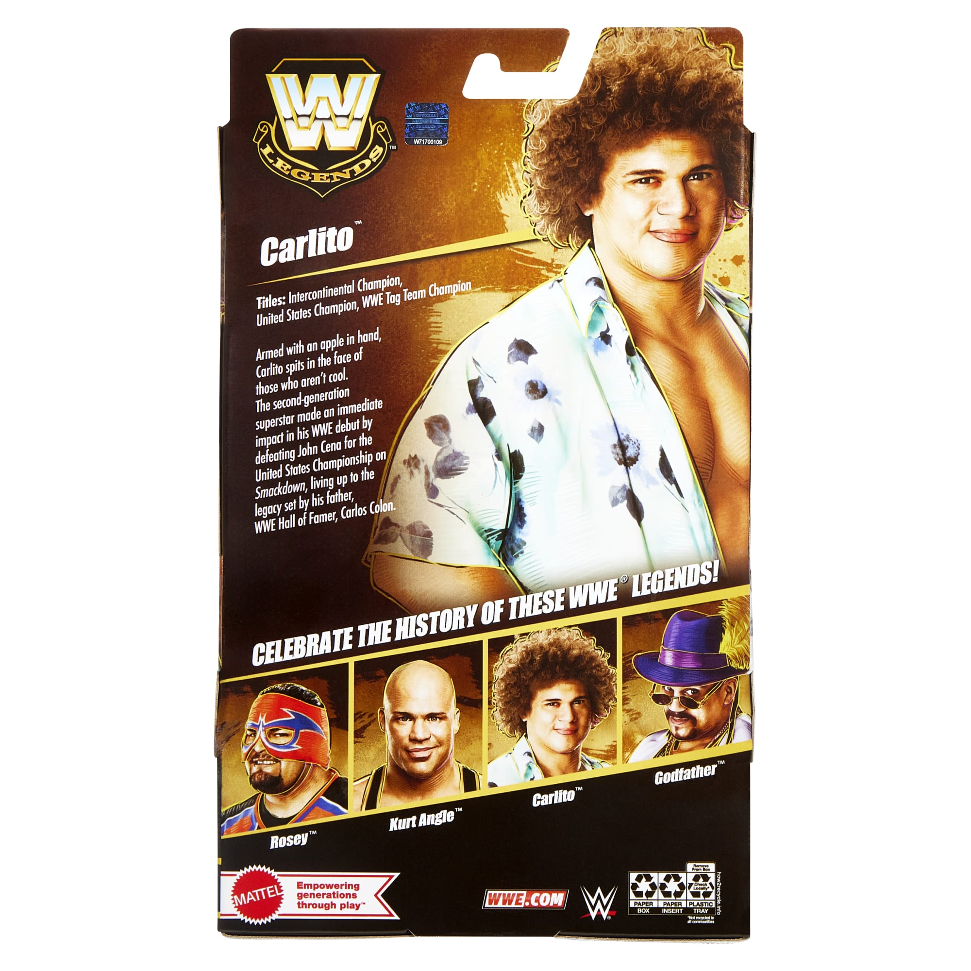 Wwe Collection Elite Legends Série26 Figurine Carlito - Image 3