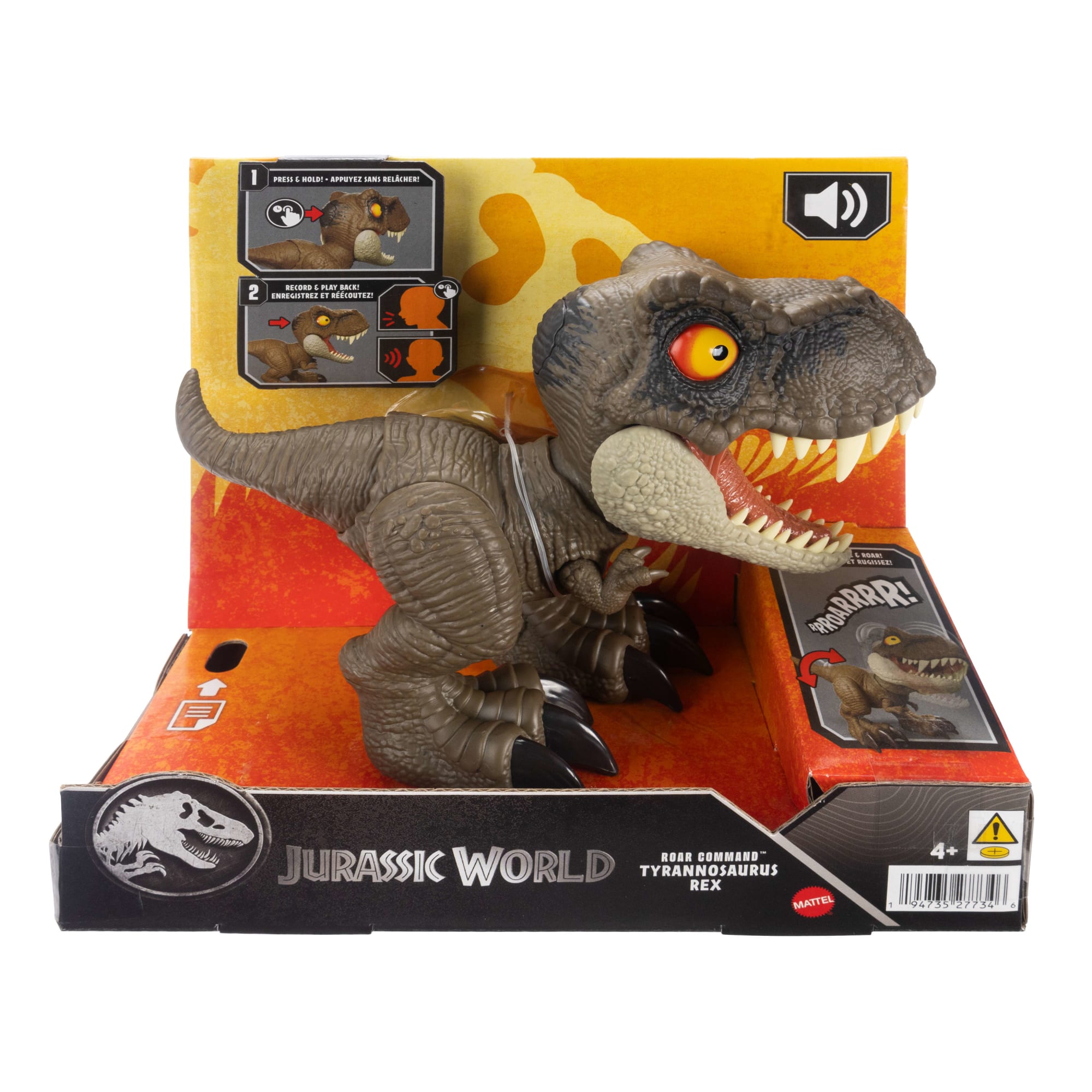 Jurassic World Dinossauro de Brinquedo Comando de Rugido Interativo T. Rex - Image 5