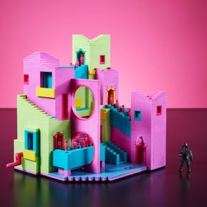 MEGA Squid Game Staircase Collector Building Set