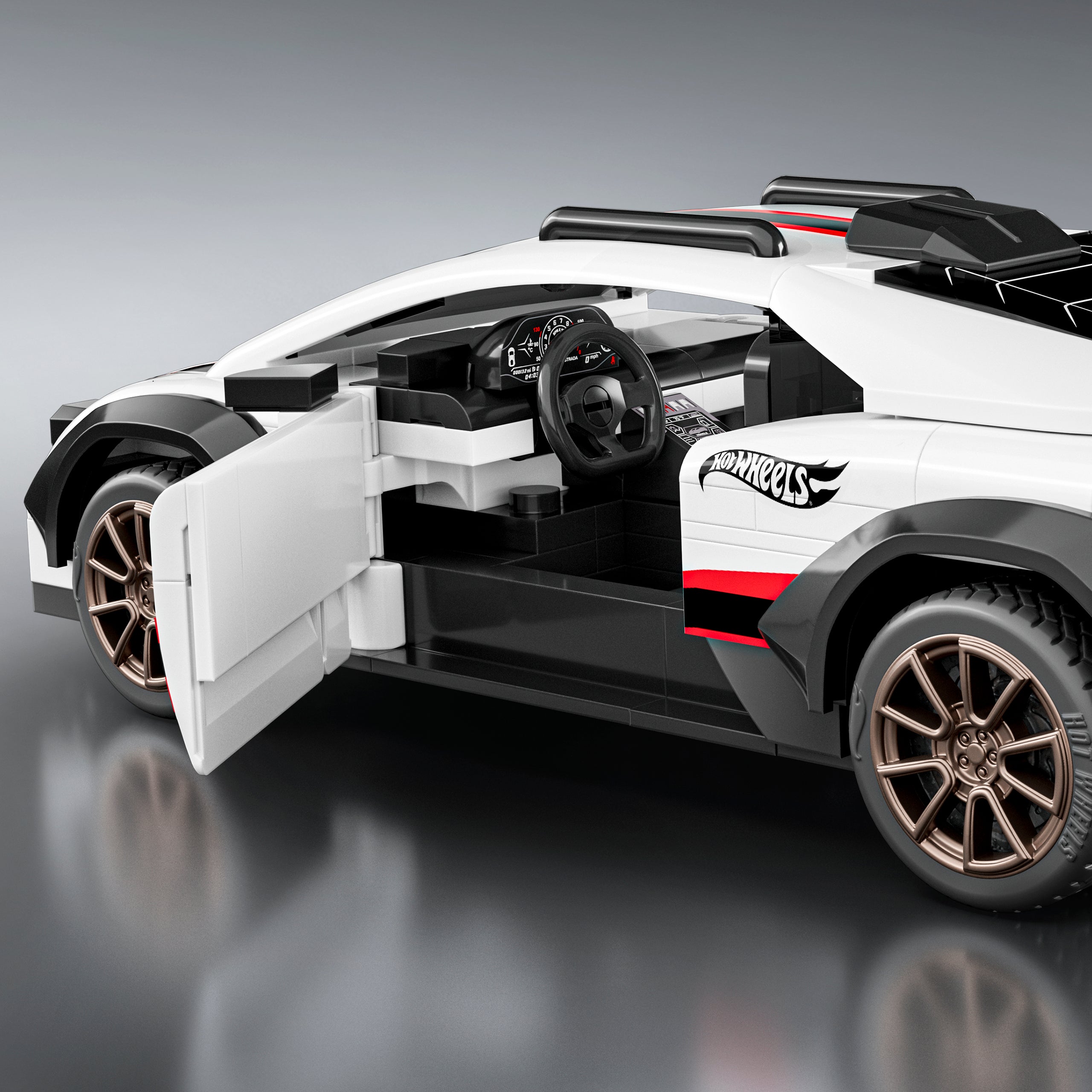 Hot Wheels-Coffret de Construction Lamborghini Huracán Sterrato - Image 6