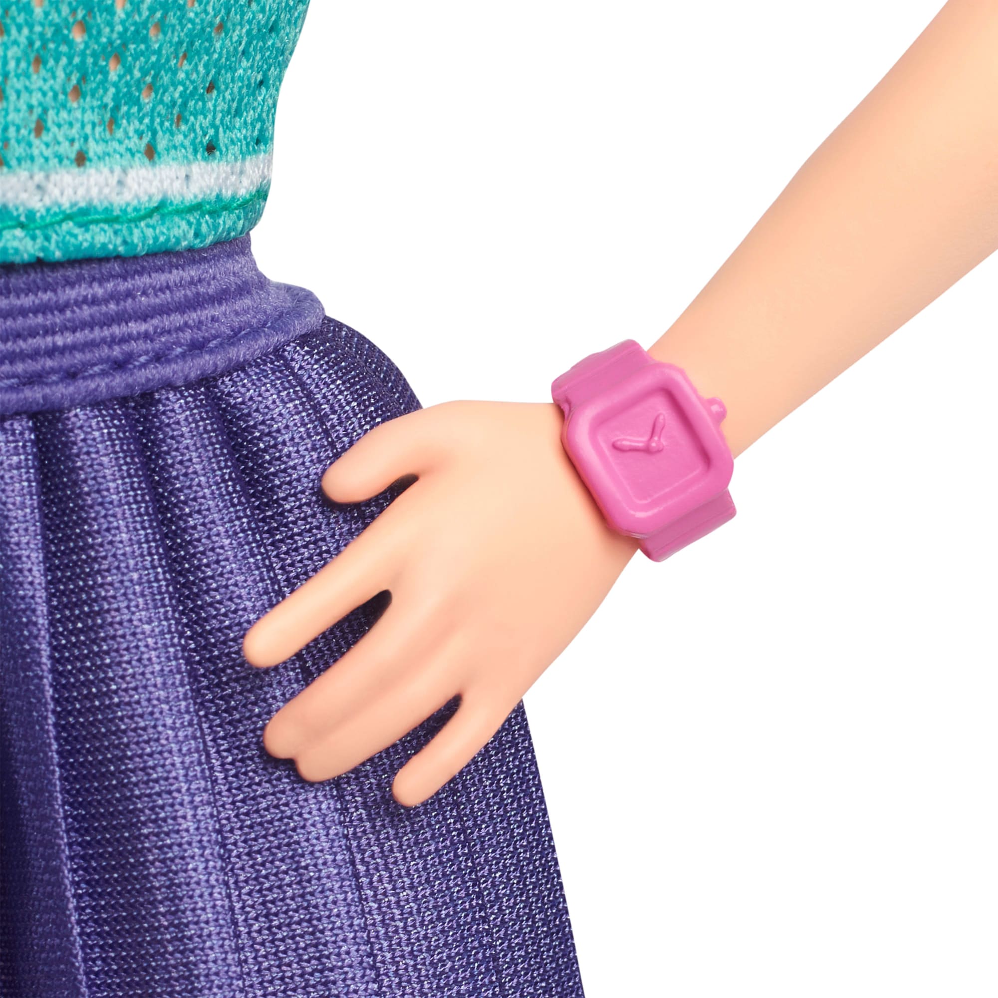 Barbie Fashionistas Doll #232 in Jersey Top And Pleated Purple Skirt. Red Hair - Image 4