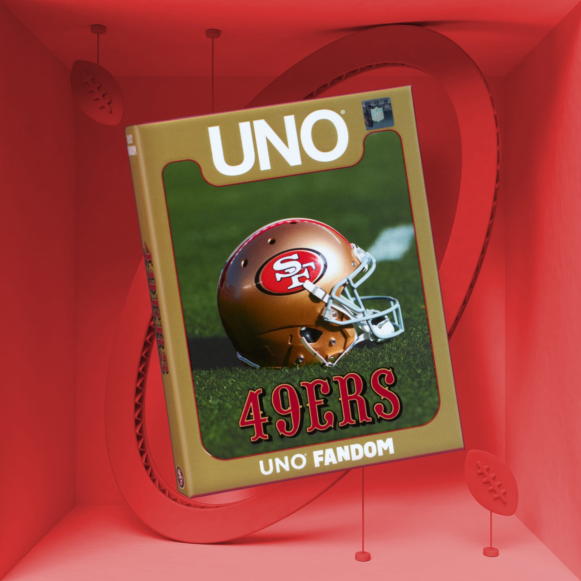 UNO Fandom NFL San Francisco 49ers Game Deck