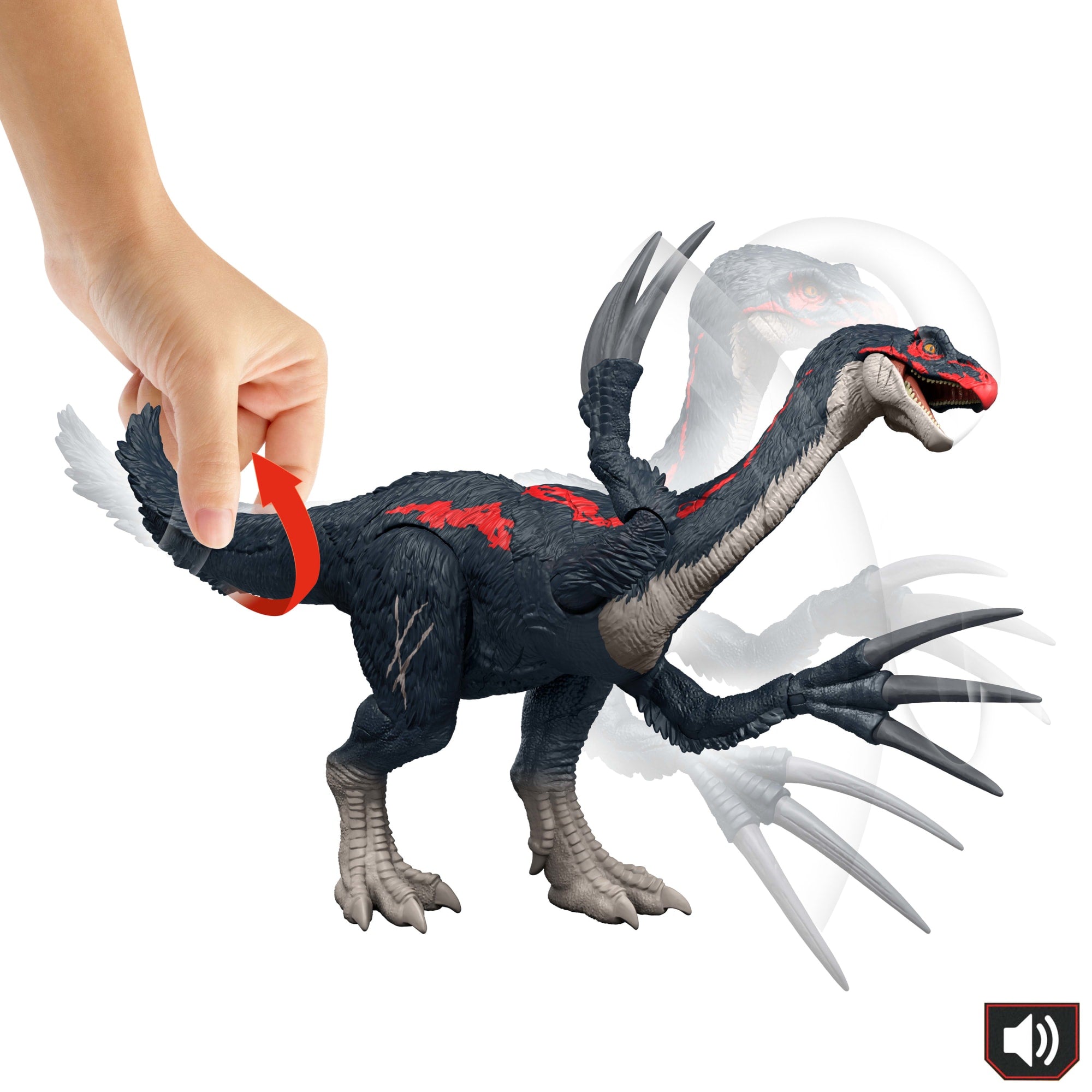Jurassic World Dinossauro de Brinquedo Therizinosaurus - Image 5