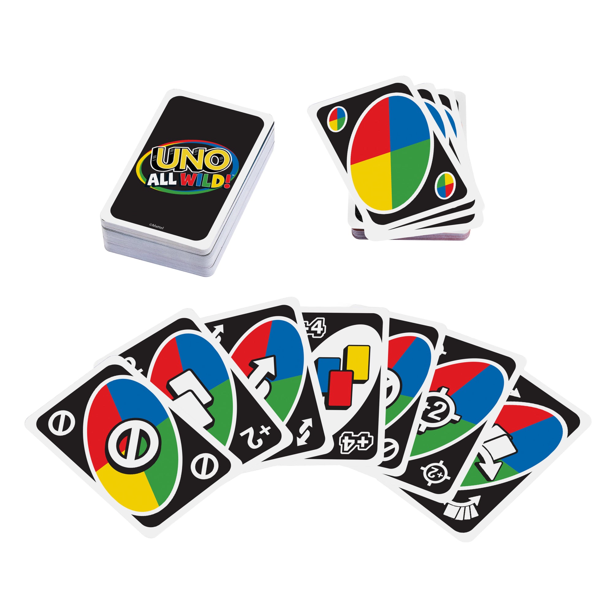 UNO All Wild Card Game For Family Night. No Matching Colors Or Numbers Because All Cards Are Wild - Image 6