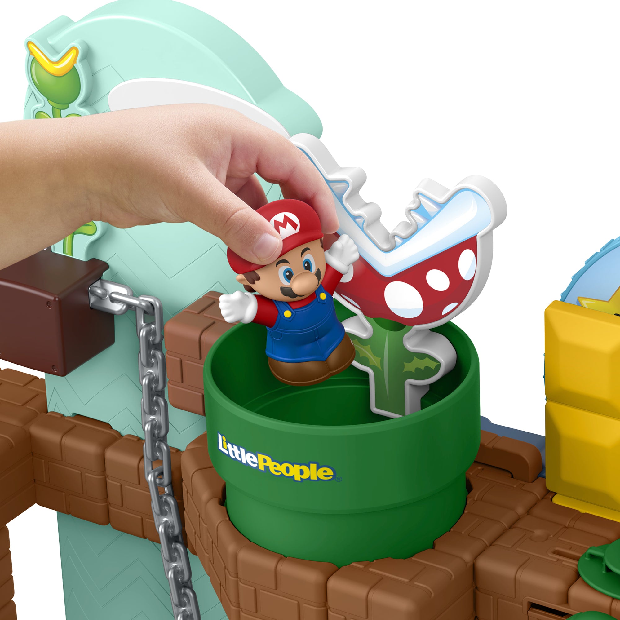 Fisher-Price Little People My Mario Adventure Playset. Musical Toddler Toy With 2 Figures - Image 3