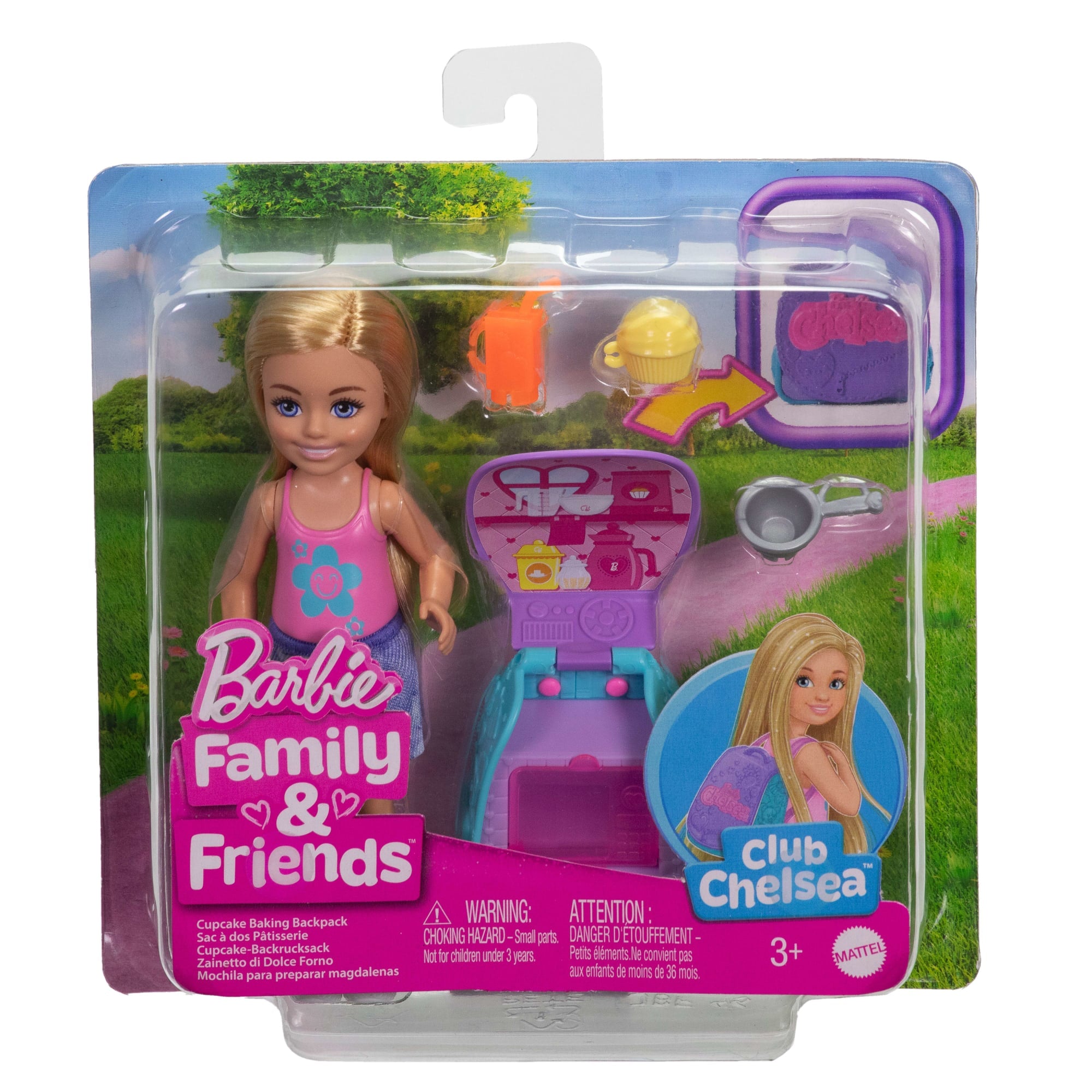 Barbie Family & Friends Chelsea Cupcake Baking Backpack Chelsea Doll And Accessories. Backpack With Cupcake Play Piece - Image 6