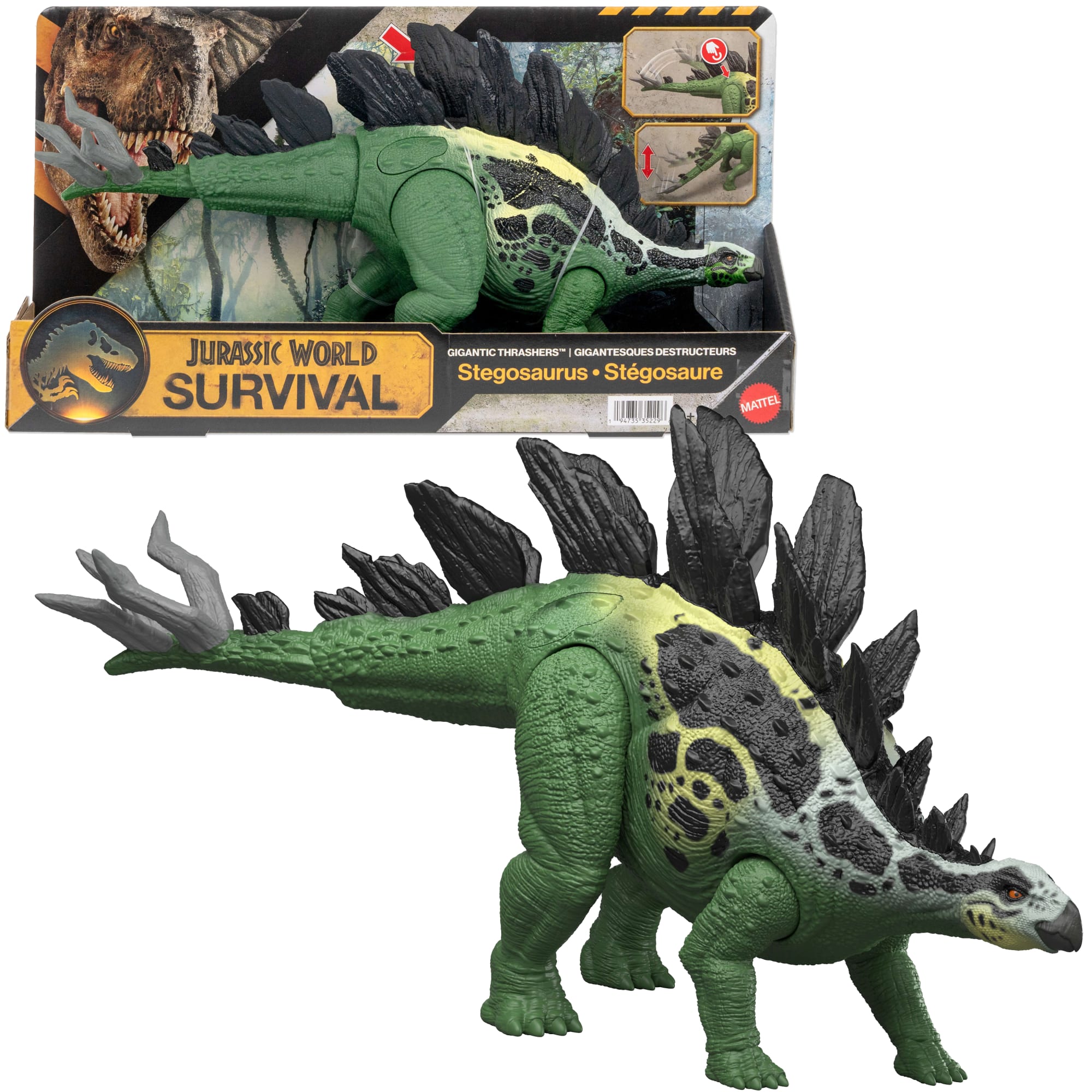 Jurassic World Stégosaure Géants Féroces