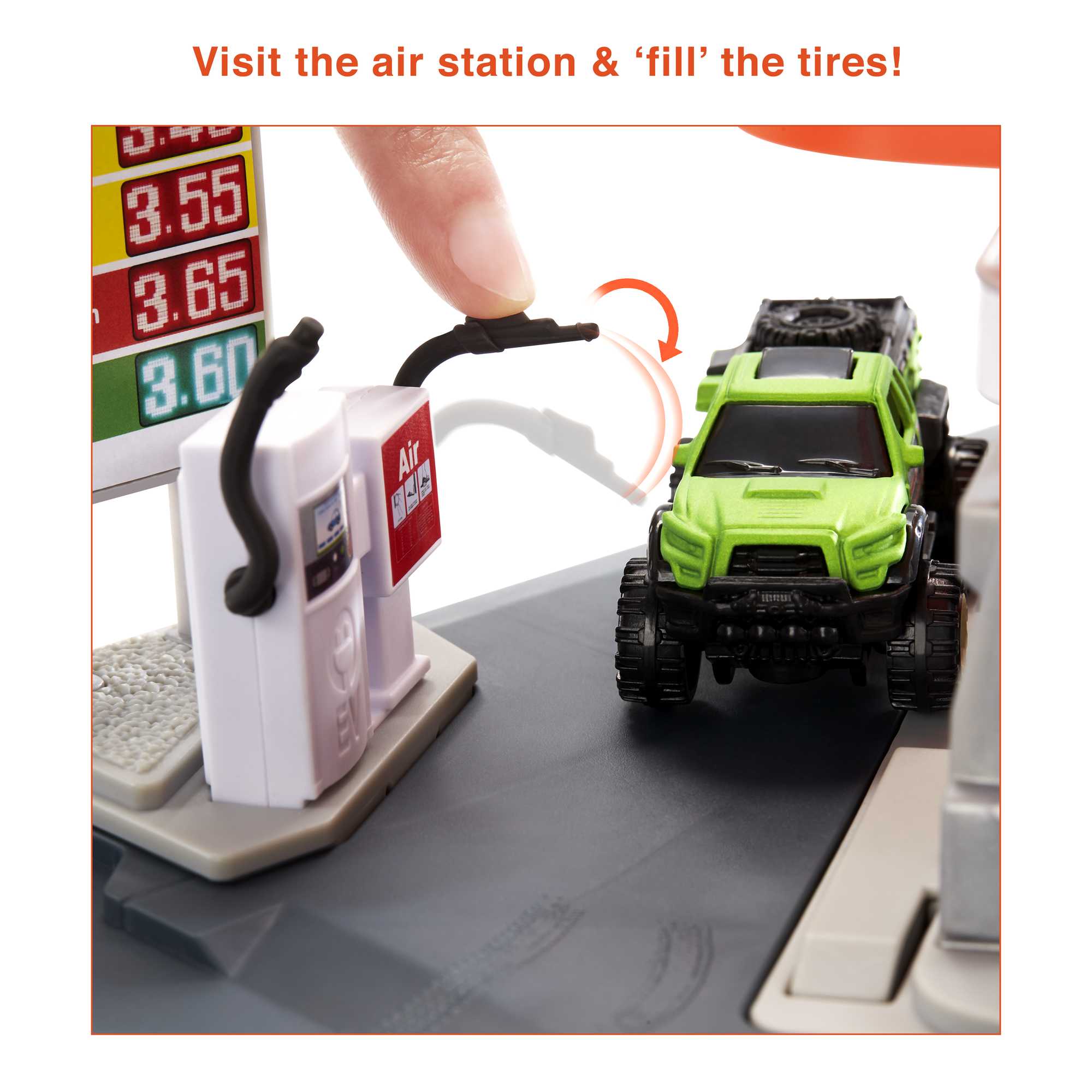 Matchbox Action Drivers Matchbox Fuel Station Playset For Kids 3 Years Old & Up. With 1 1:64 Scale Vehicle - Image 4