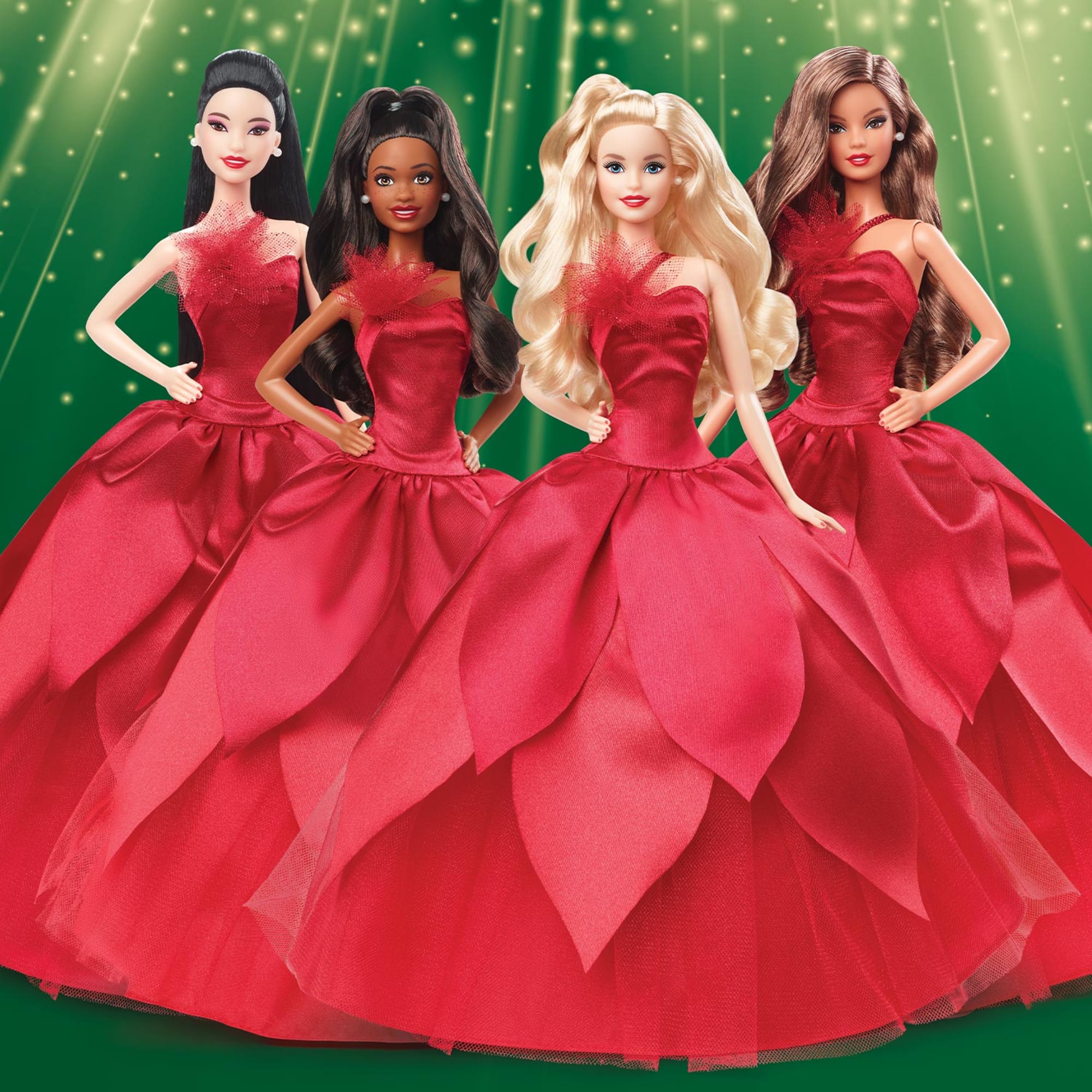 2022 Holiday Barbie. Light-Brown Hair - Image 5